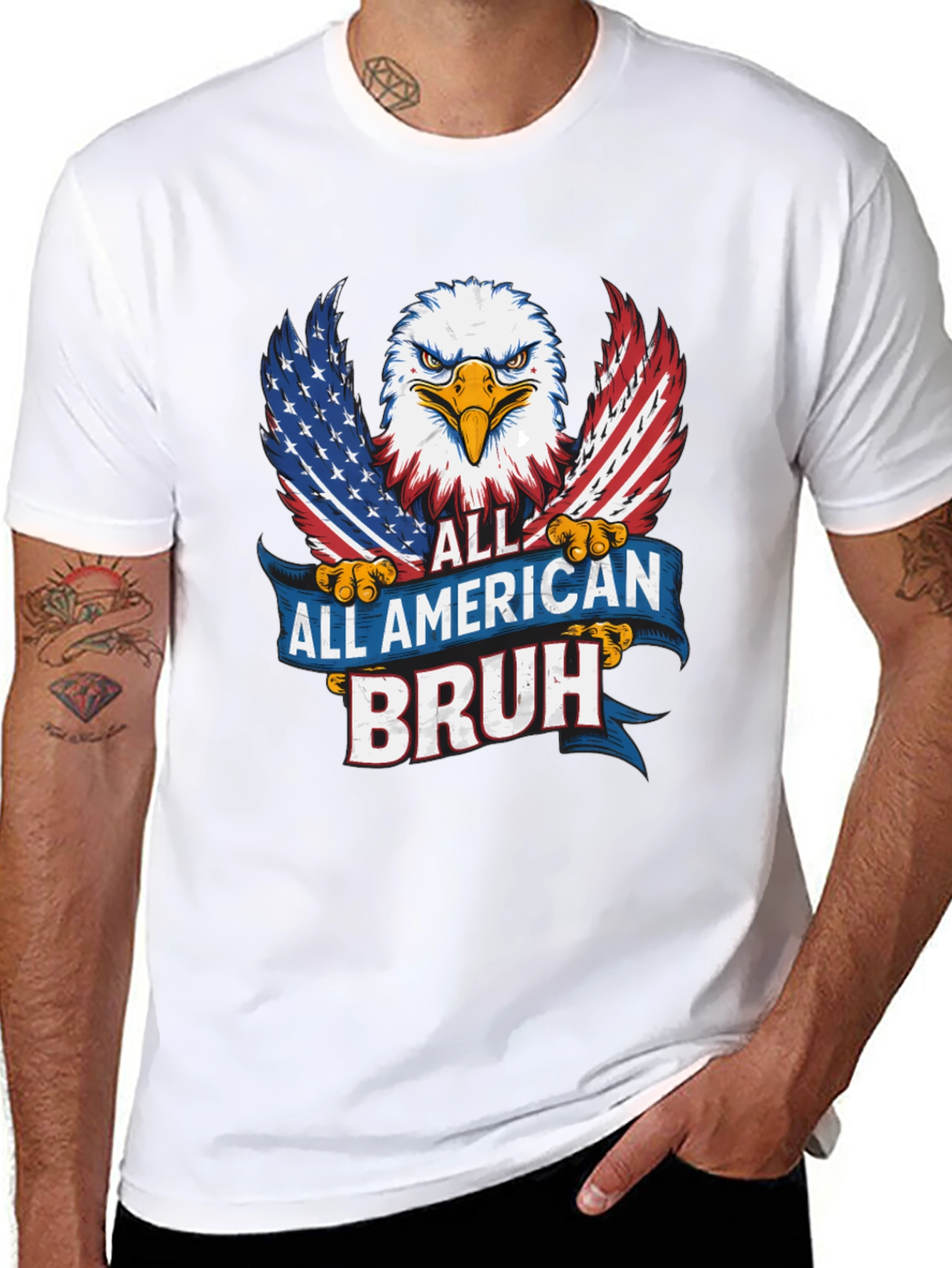 All American Bruh Graphic Tee