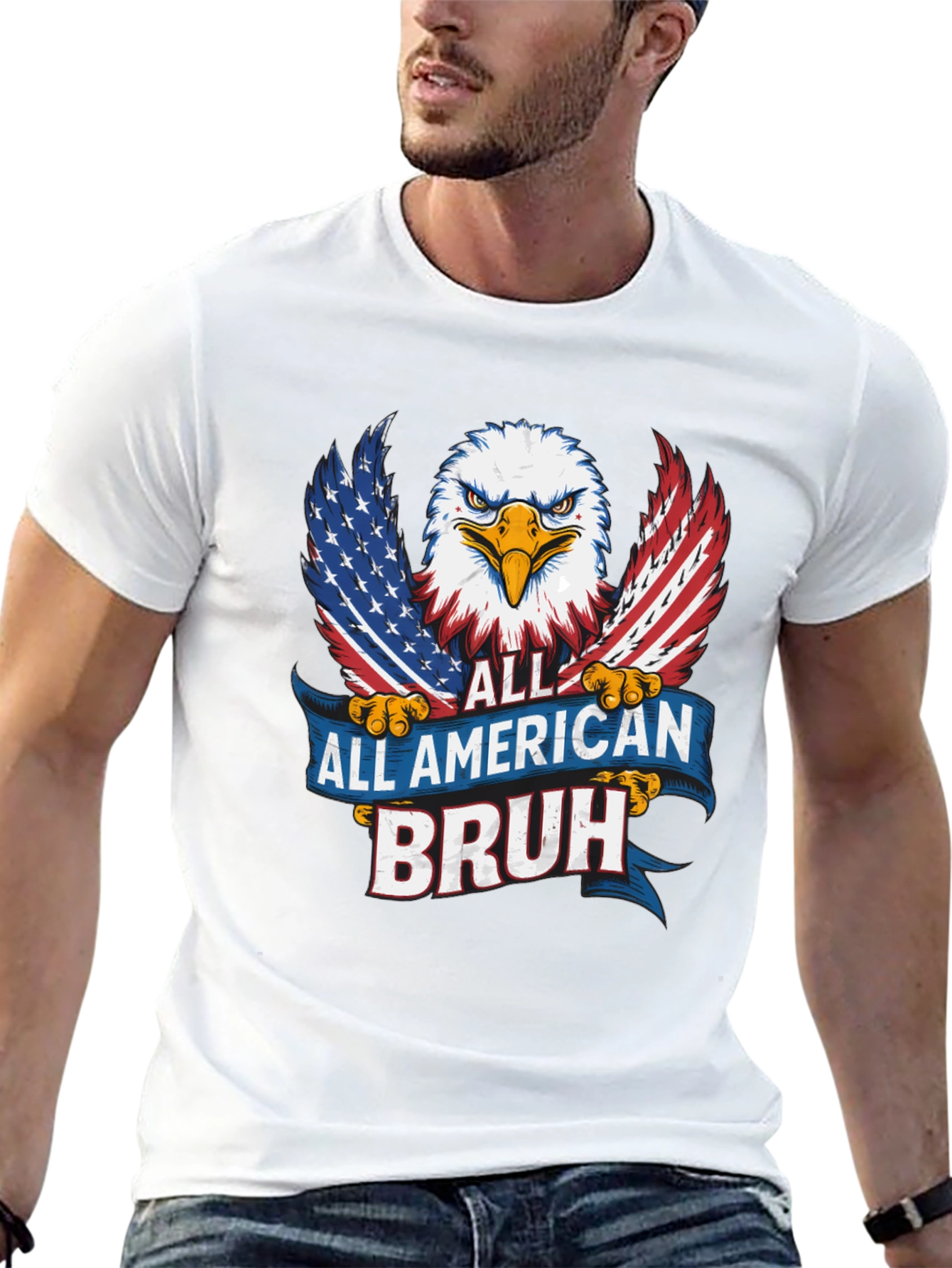 All American Bruh Graphic Tee