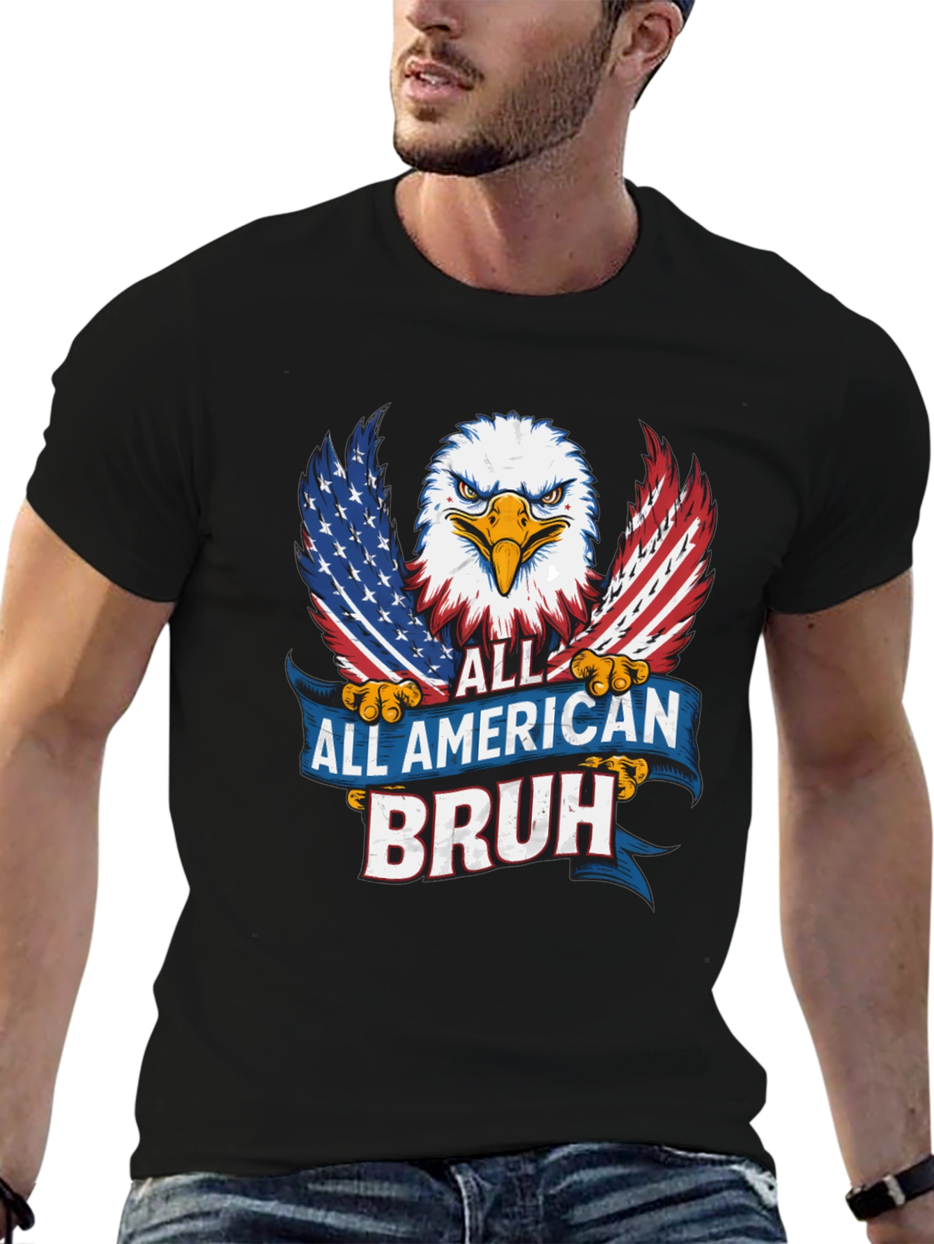 All American Bruh Graphic Tee