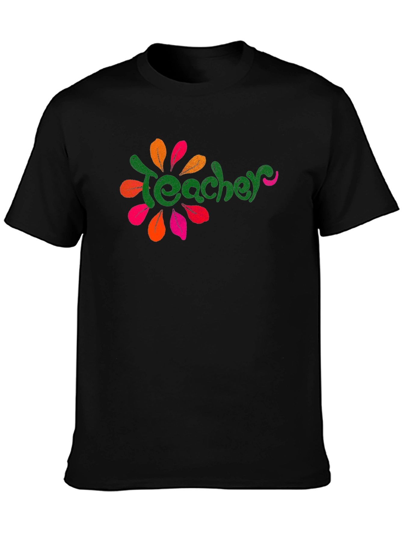 Teacher Flower Graphic Tee - Unique Style