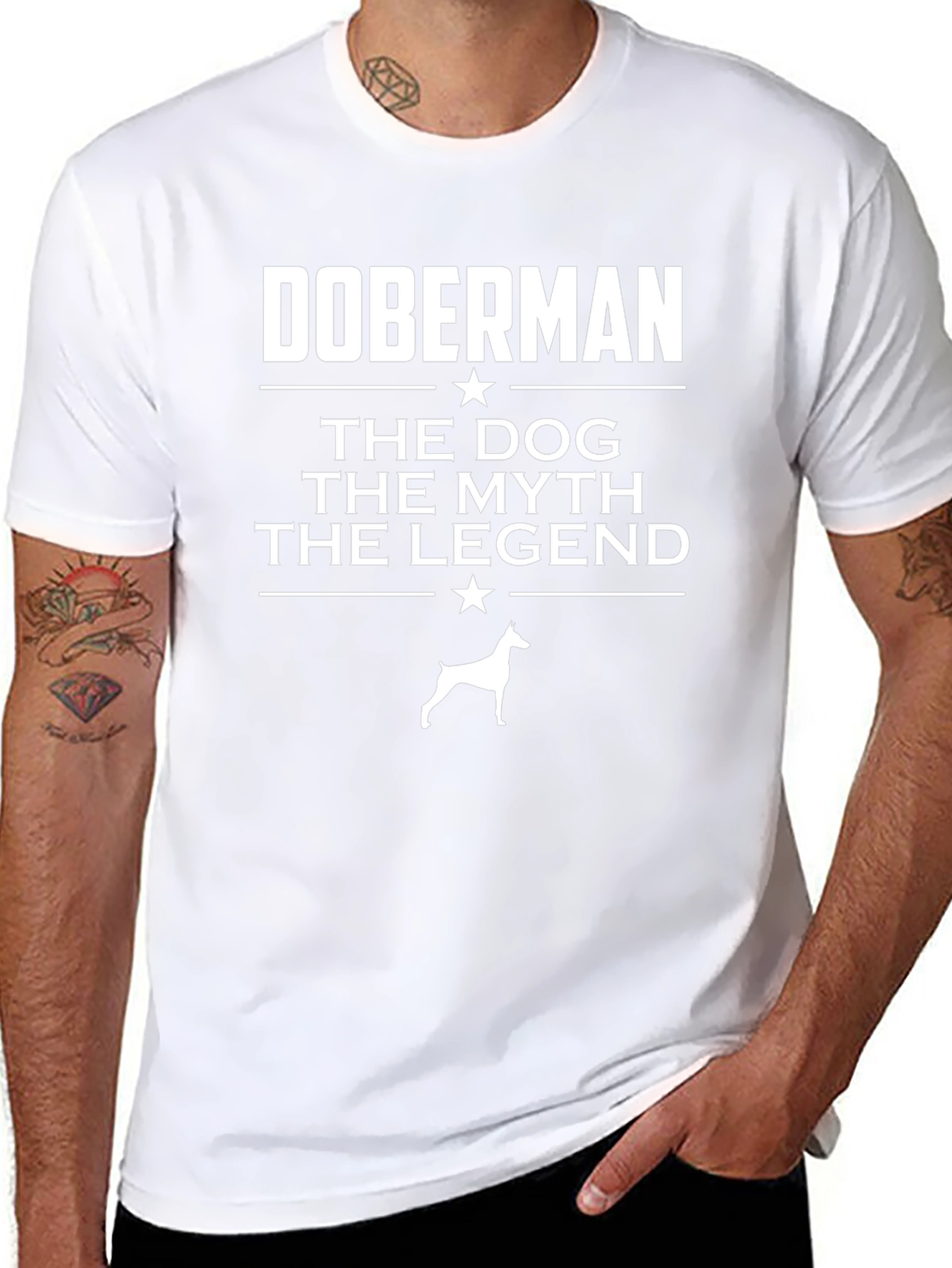 Doberman Dog Myth Legend Graphic T-Shirt