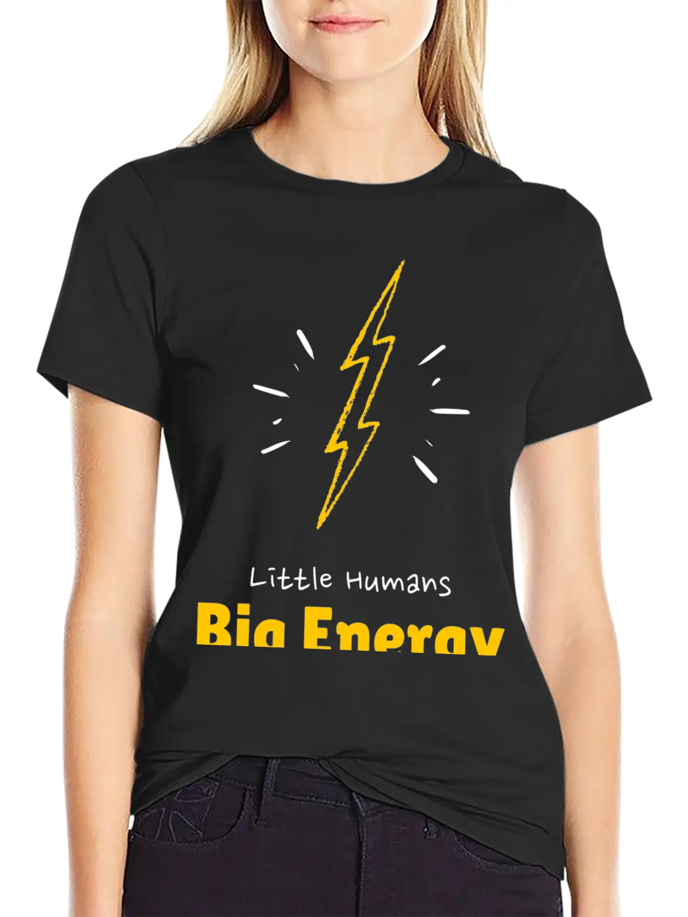 Little Humans |Big Energy Unisex Casual T-Shirt – Clean Design For Daily Comfort