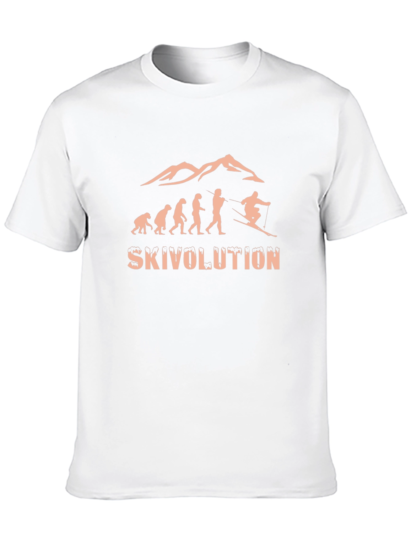 Skivolution Evolution Skiing T-Shirt