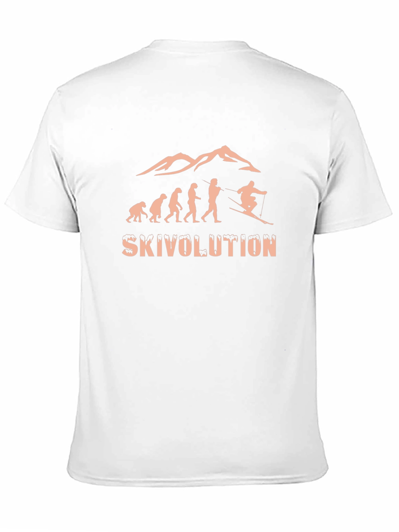 Skivolution Evolution Skiing T-Shirt