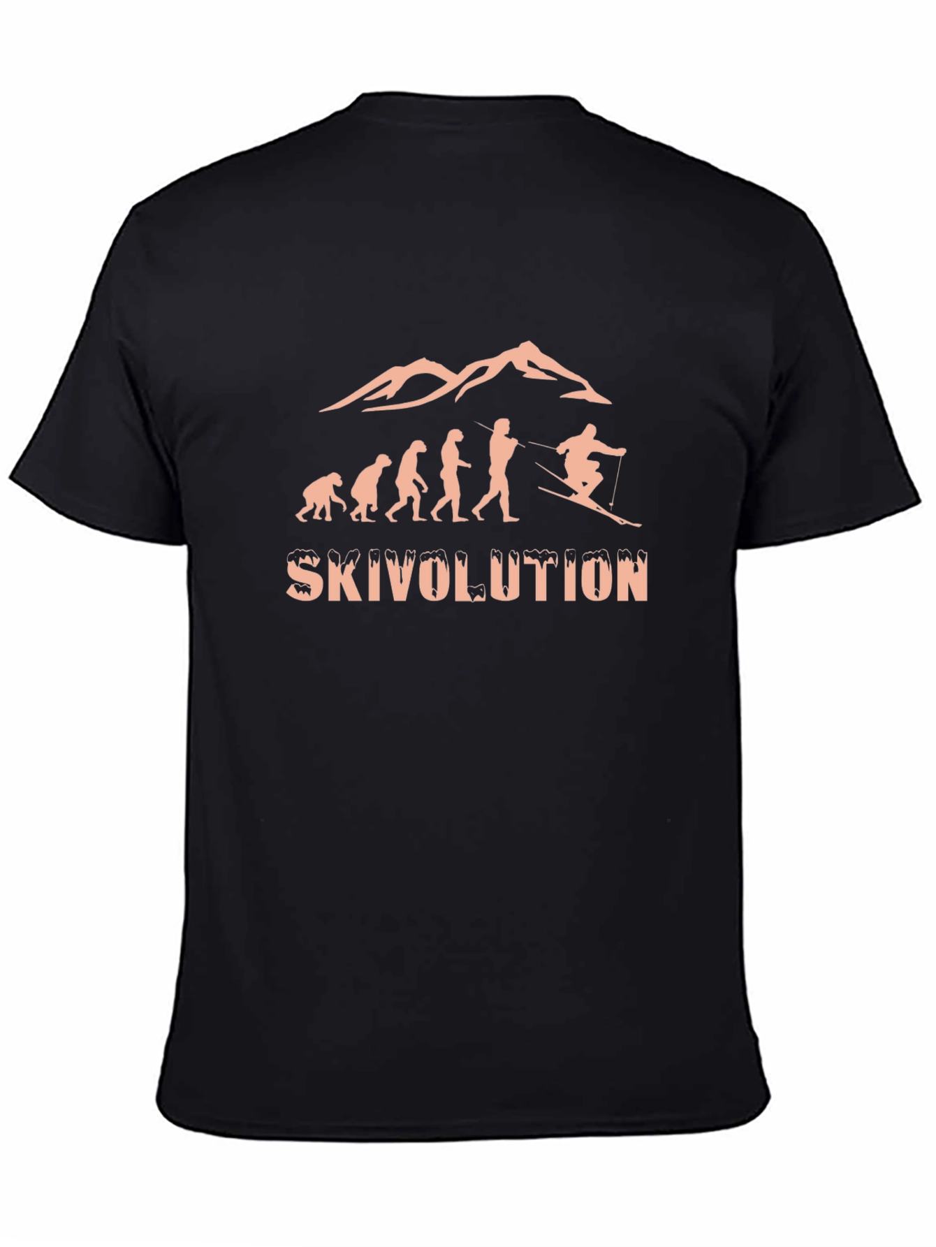 Skivolution Evolution Skiing T-Shirt