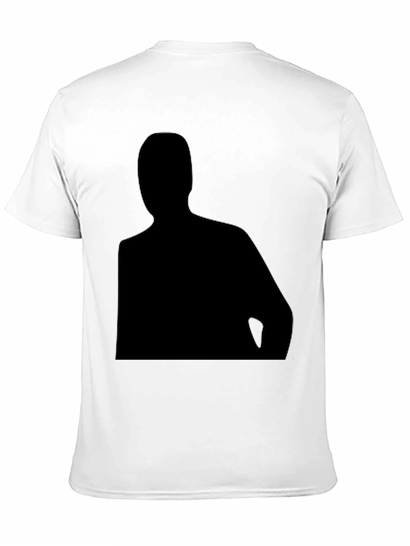 Silhouette Graphic Black T-Shirt - Mens Casual Tee