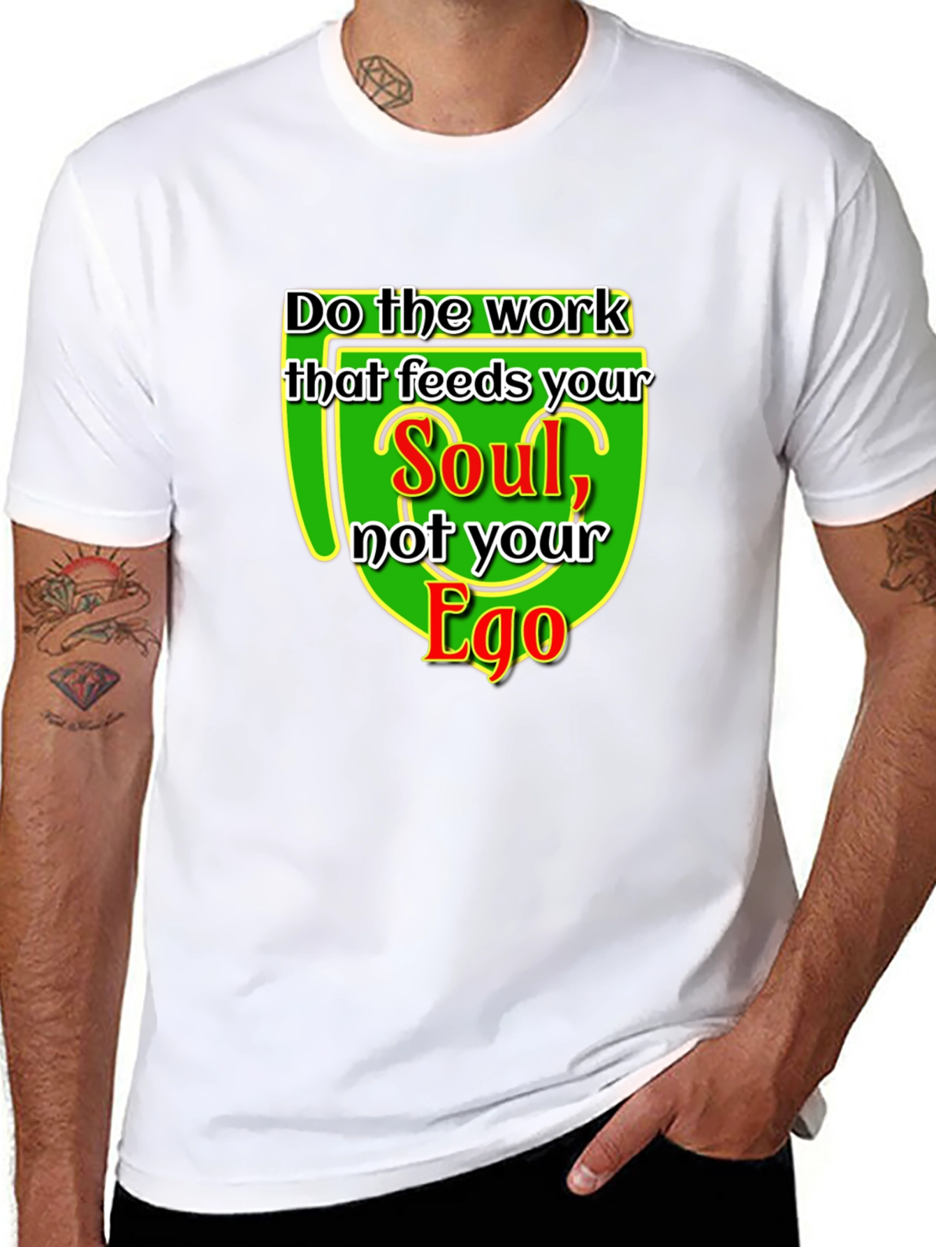 Soul Over Ego Graphic Tee - Motivational T-Shirt