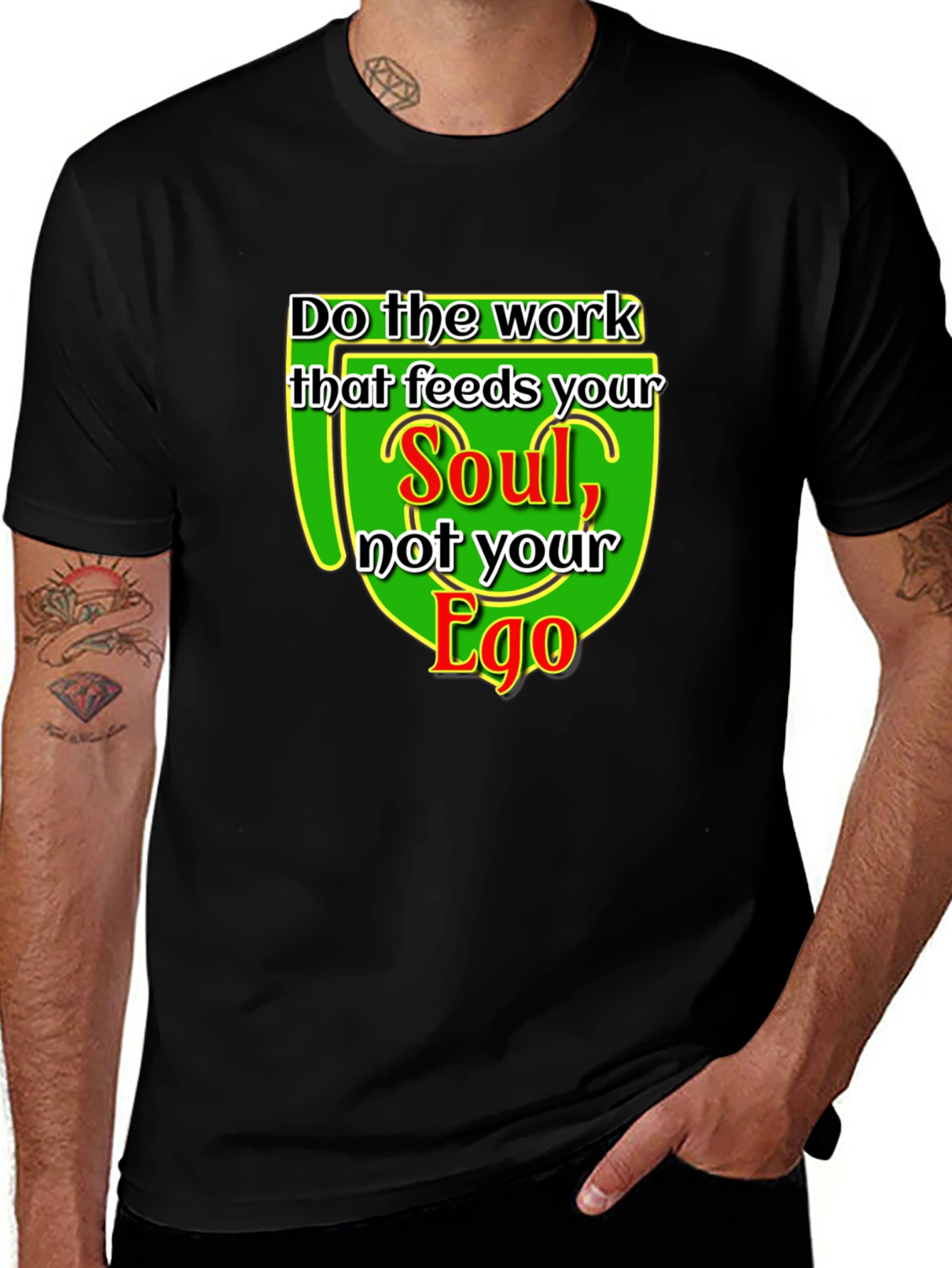 Soul Over Ego Graphic Tee - Motivational T-Shirt