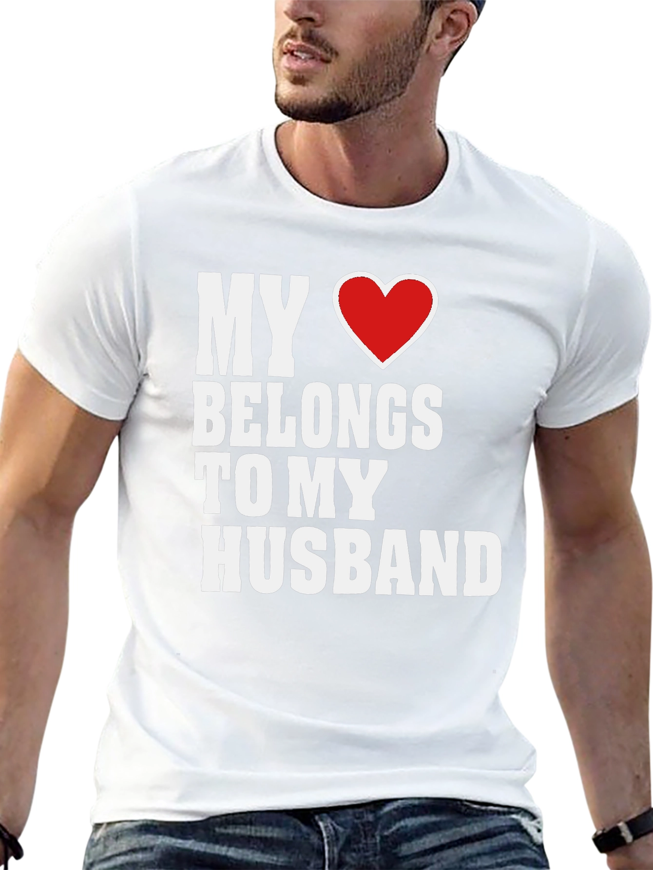 My Heart Belongs to My Husband T-Shirt