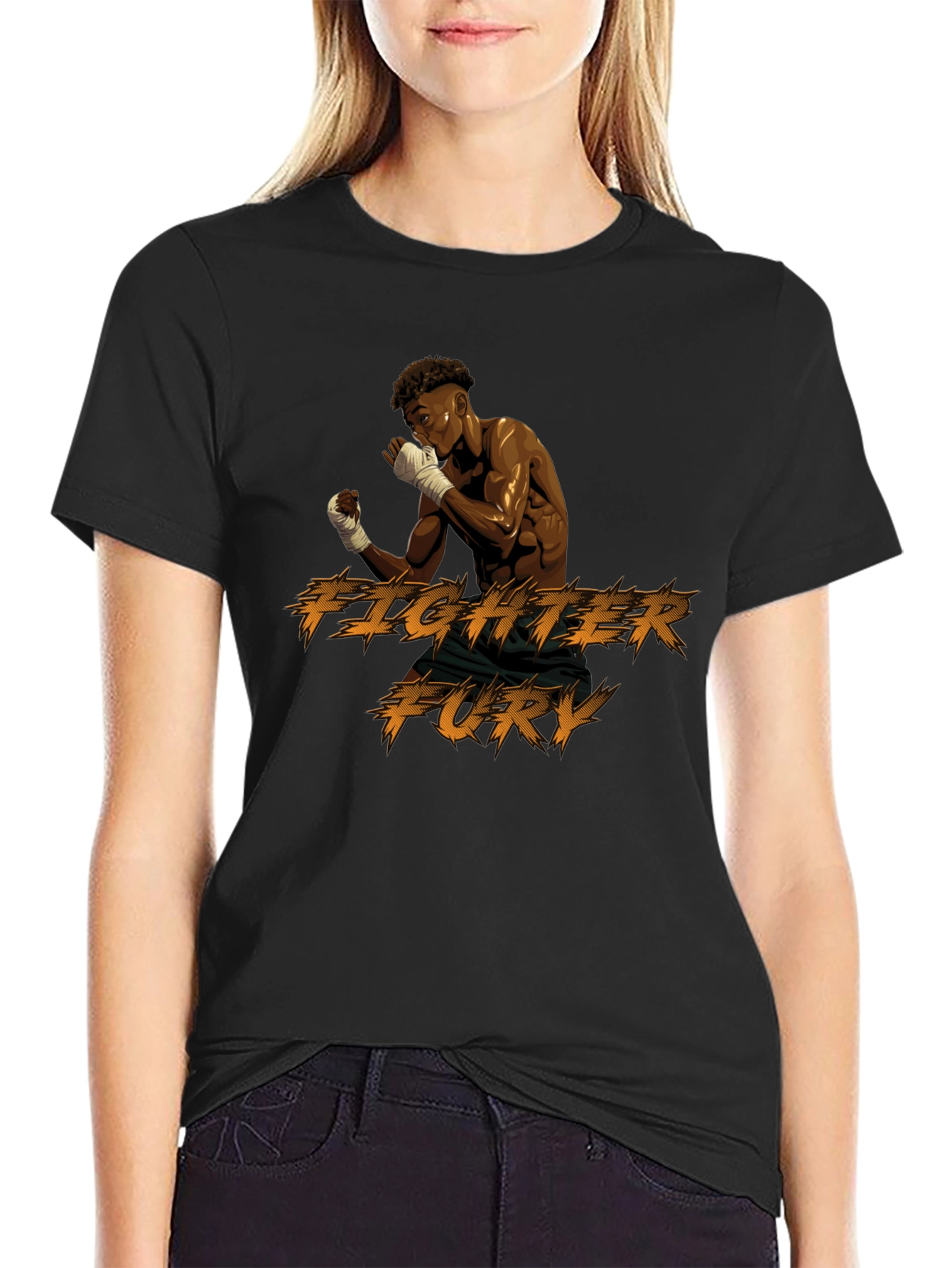 Fighter Fury Graphic T-Shirt