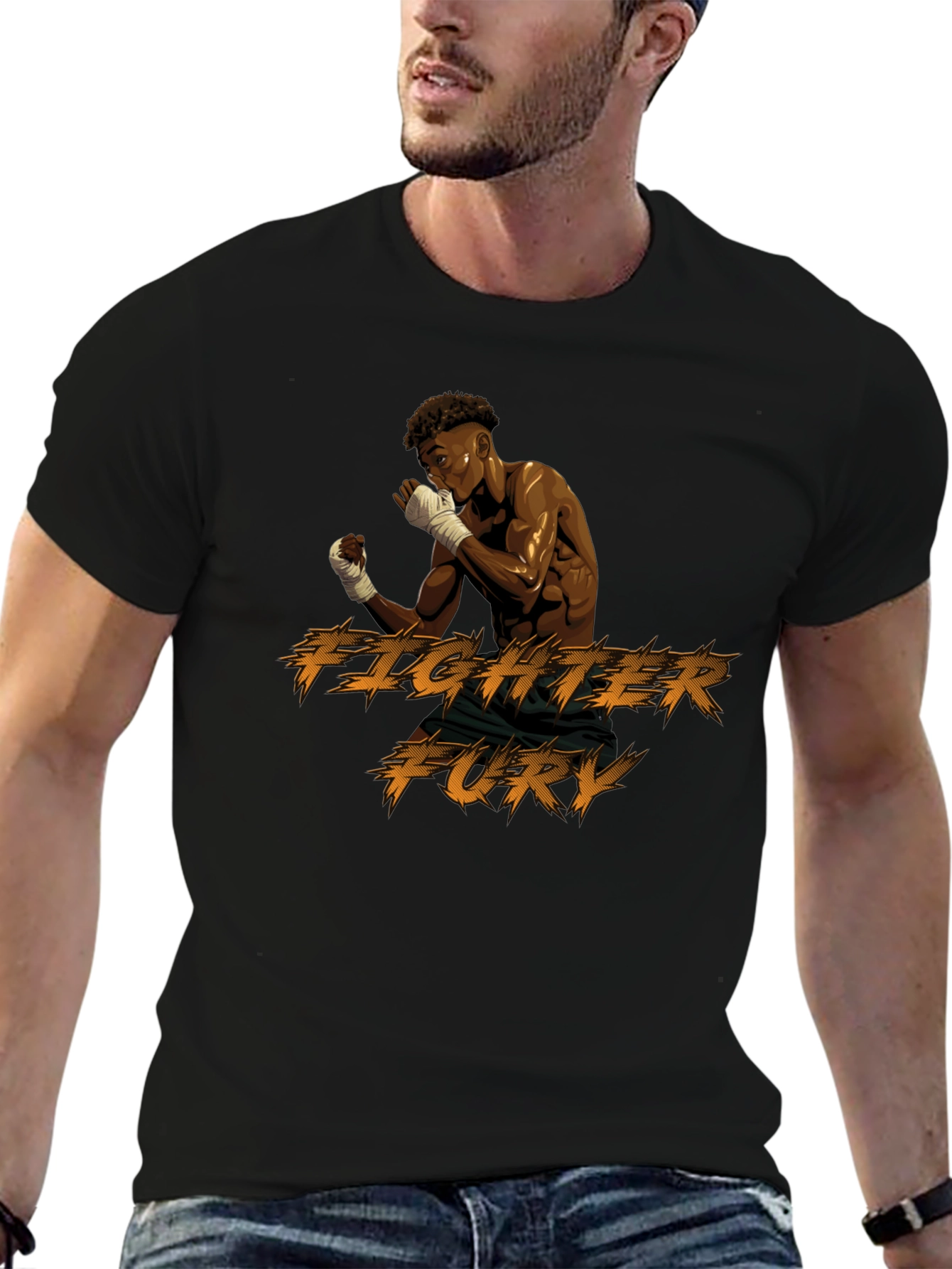 Fighter Fury Graphic T-Shirt