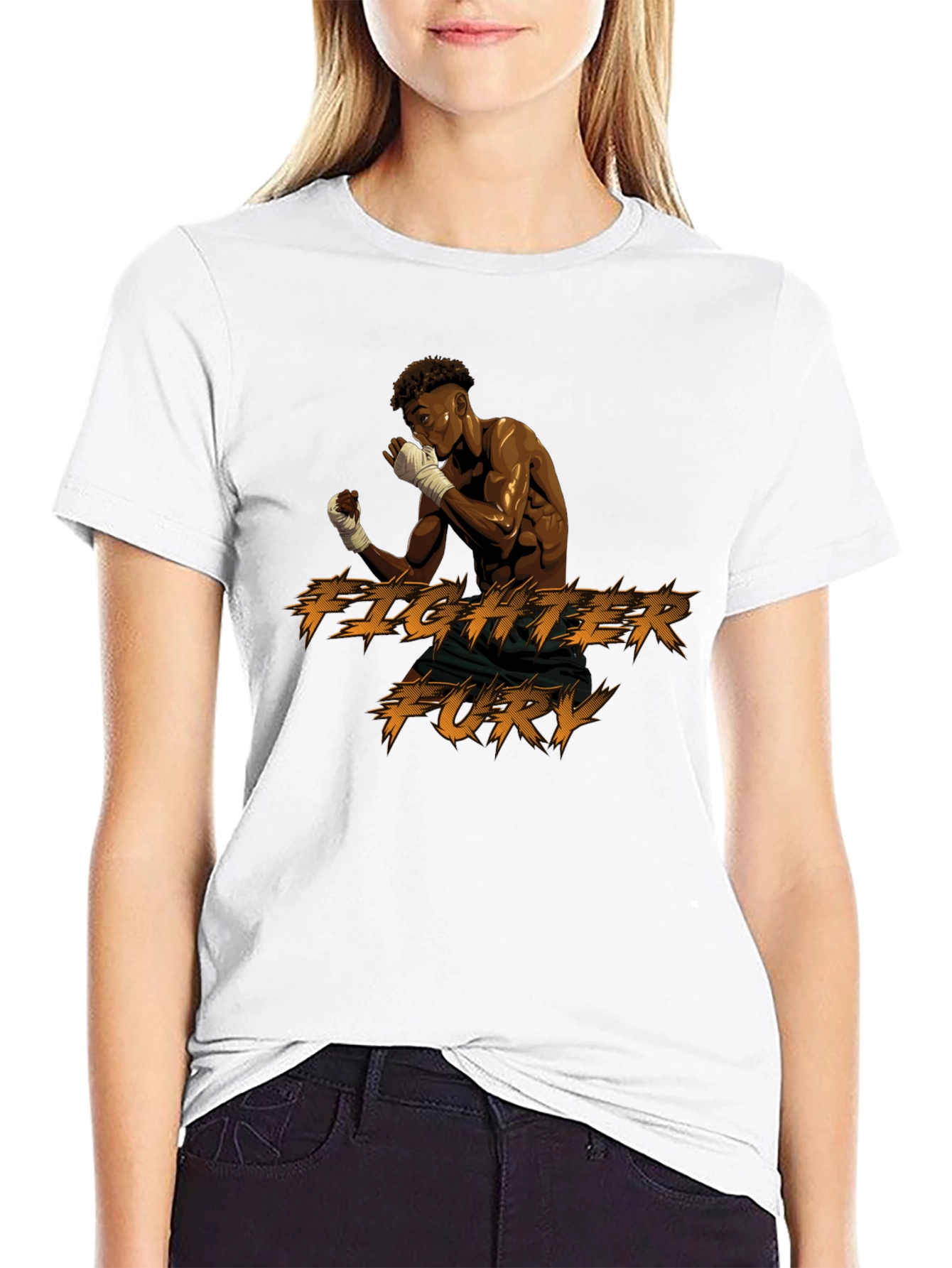Fighter Fury Graphic T-Shirt