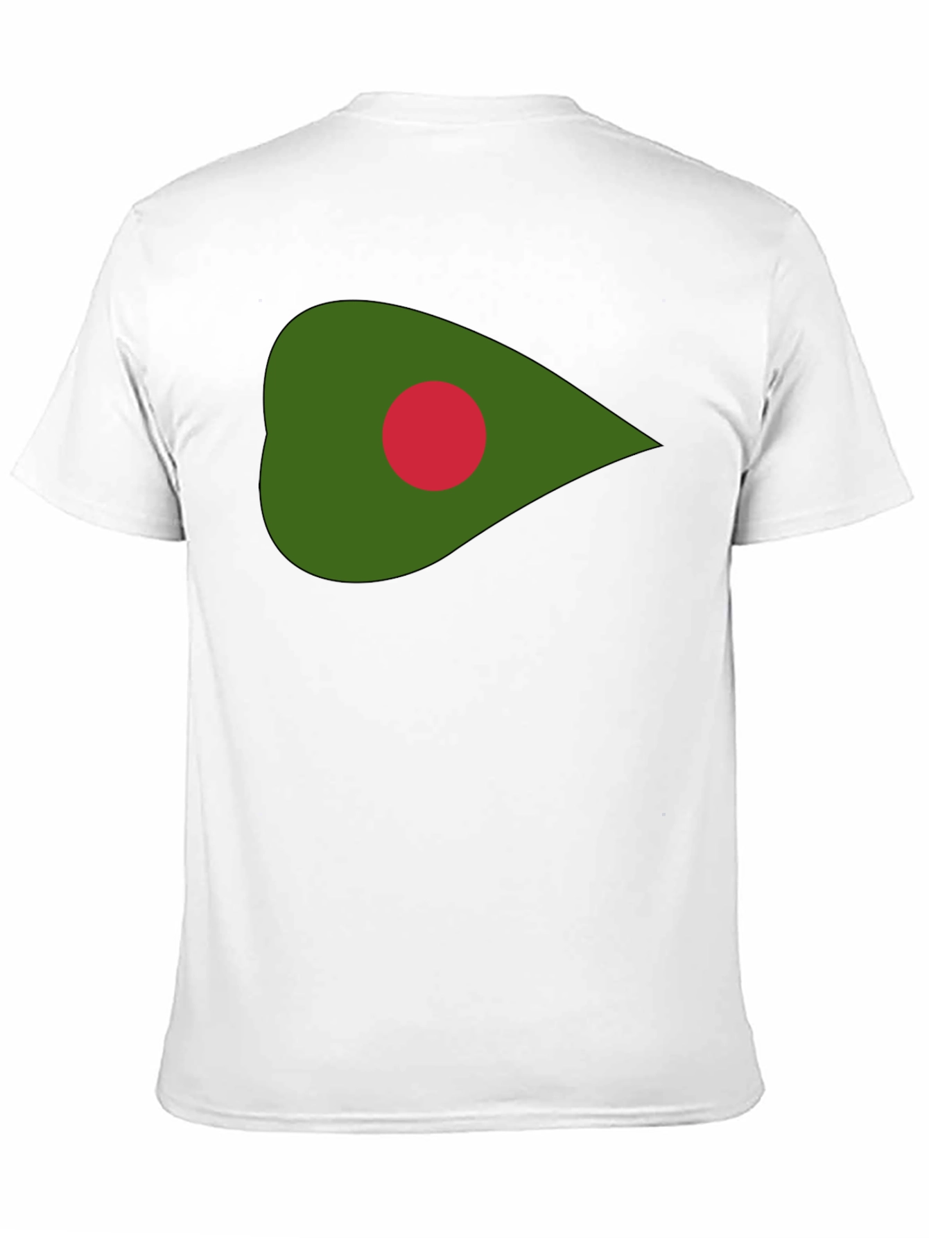 Bangladesh Flag Graphic Tee - Black