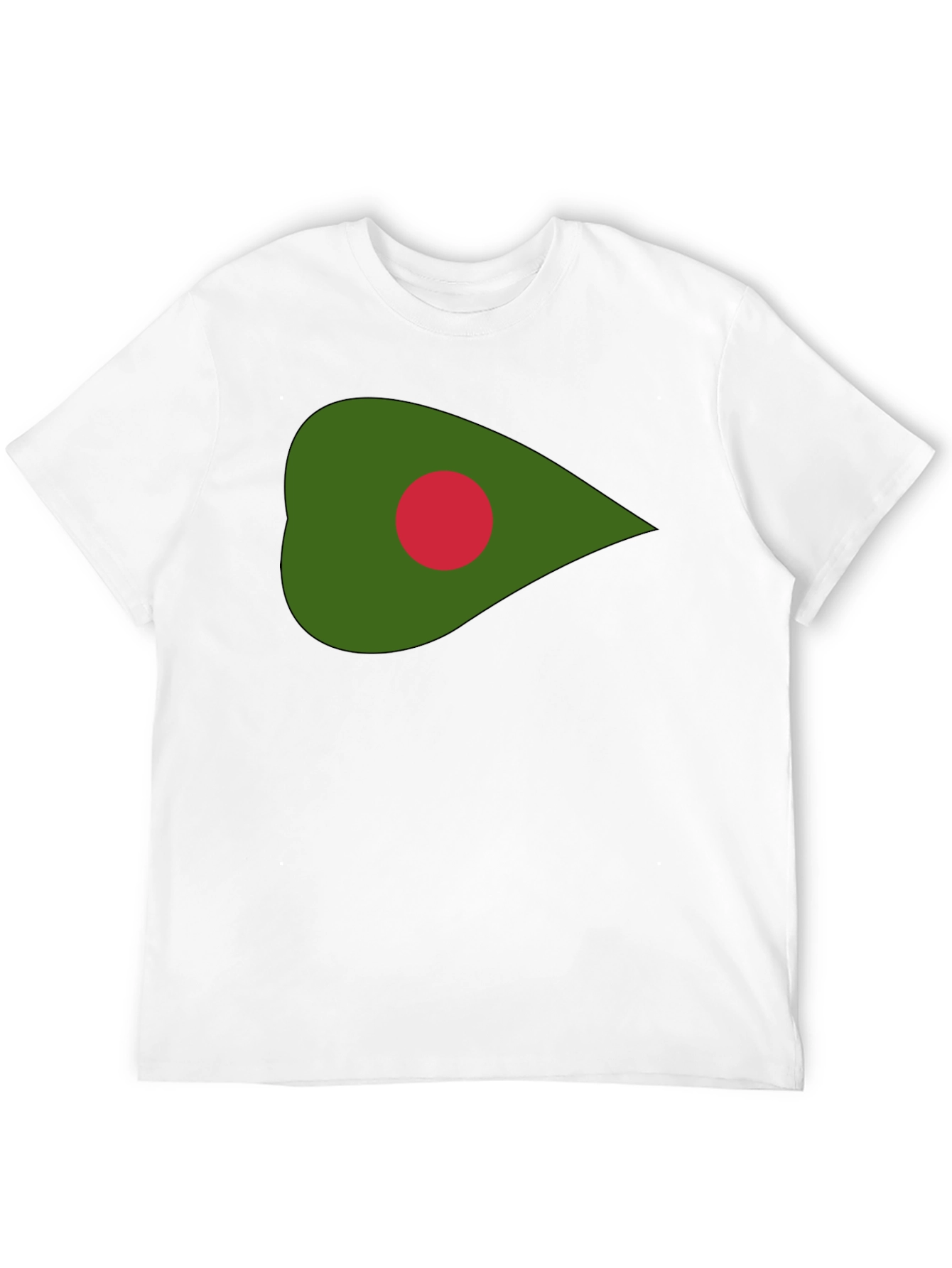 Bangladesh Flag Graphic Tee - Black