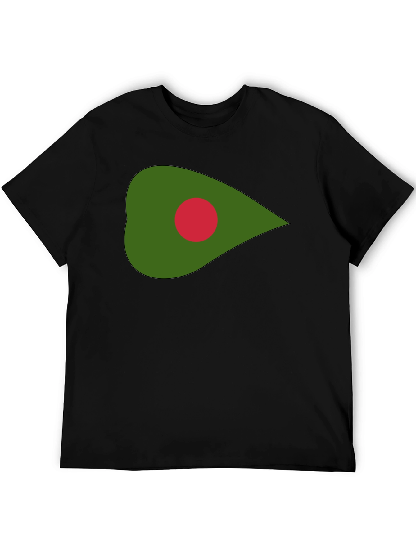 Bangladesh Flag Graphic Tee - Black