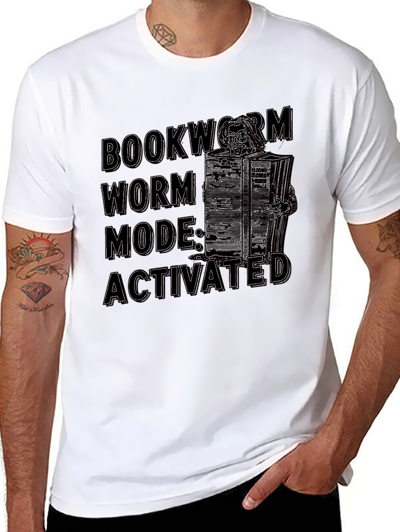 Bookworm Mode Activated Graphic Tee