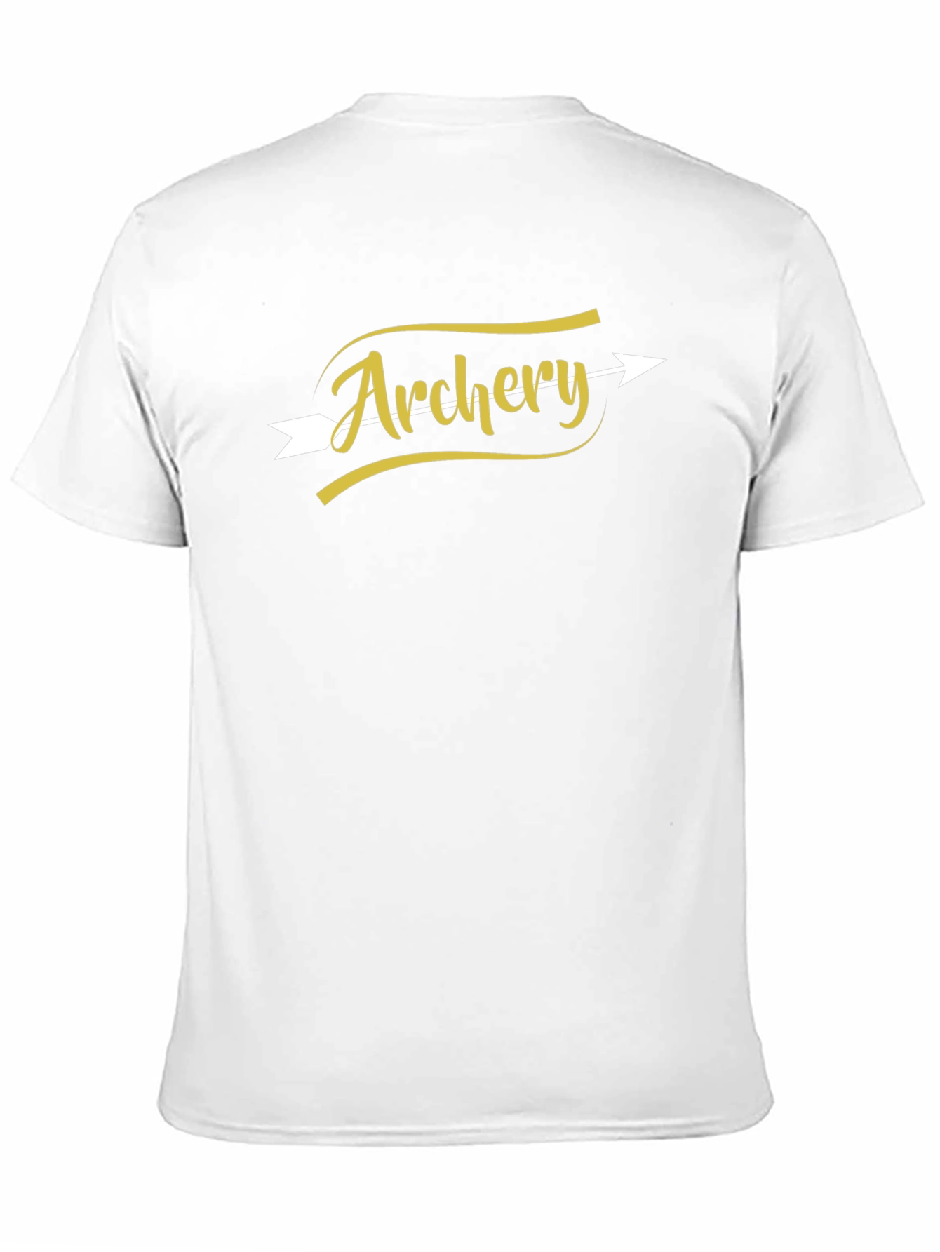 Archery Arrow Graphic Tee - Black Cotton T-Shirt
