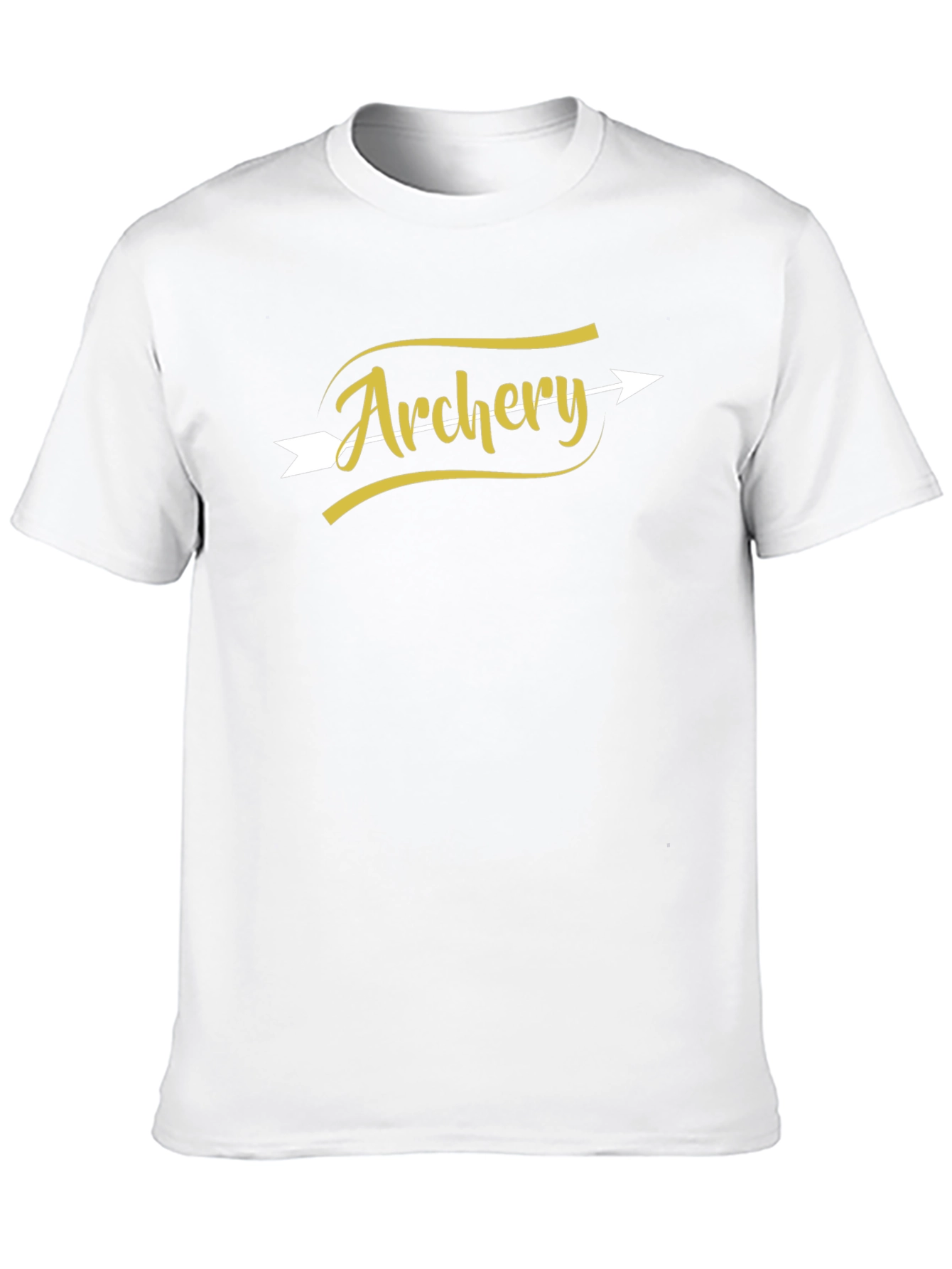 Archery Arrow Graphic Tee - Black Cotton T-Shirt