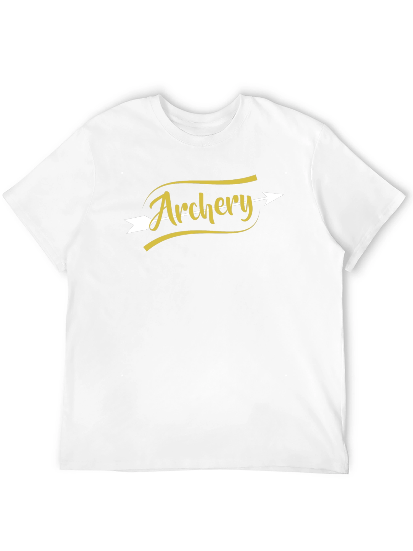 Archery Arrow Graphic Tee - Black Cotton T-Shirt