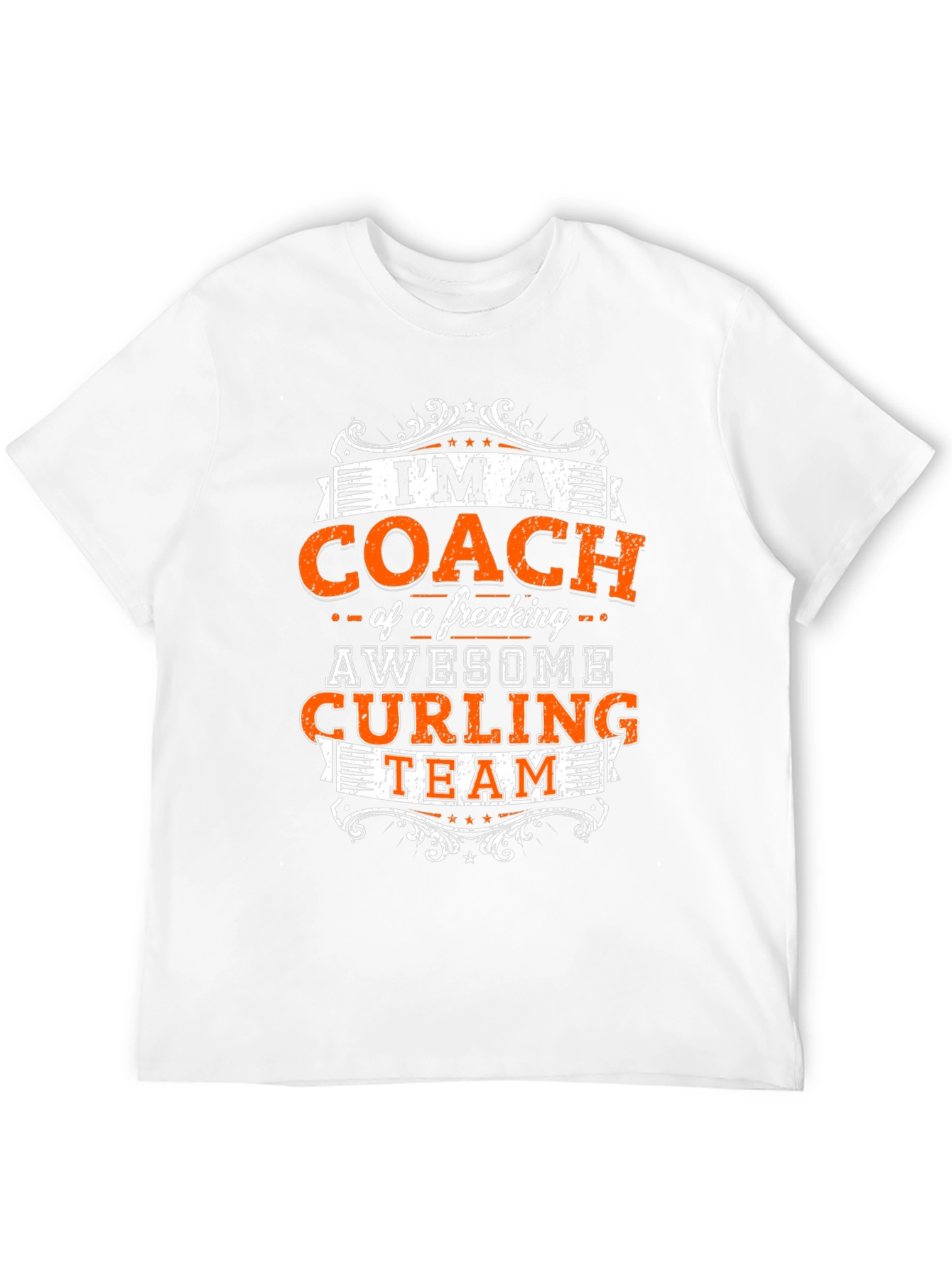 Awesome Curling Coach T-Shirt