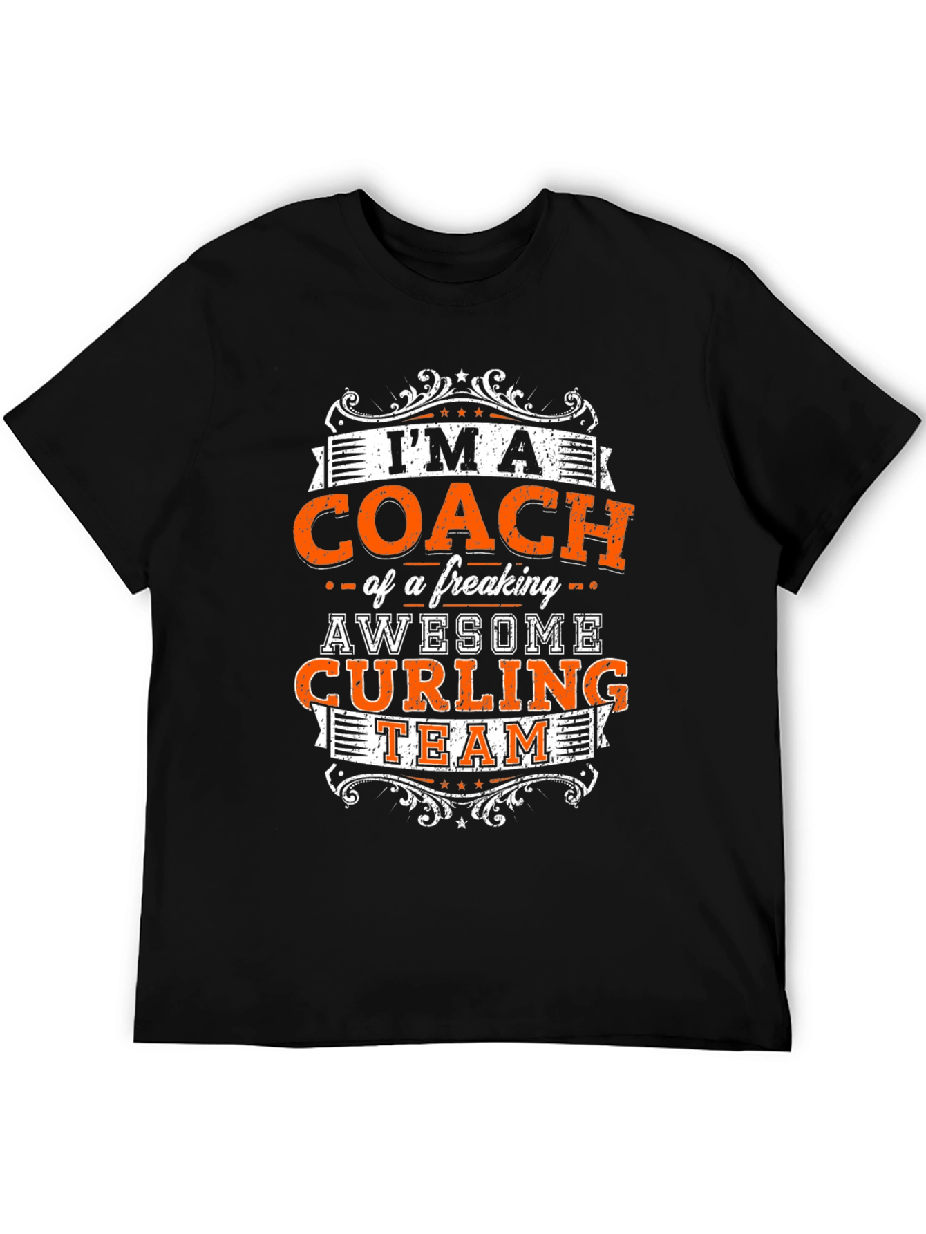 Awesome Curling Coach T-Shirt