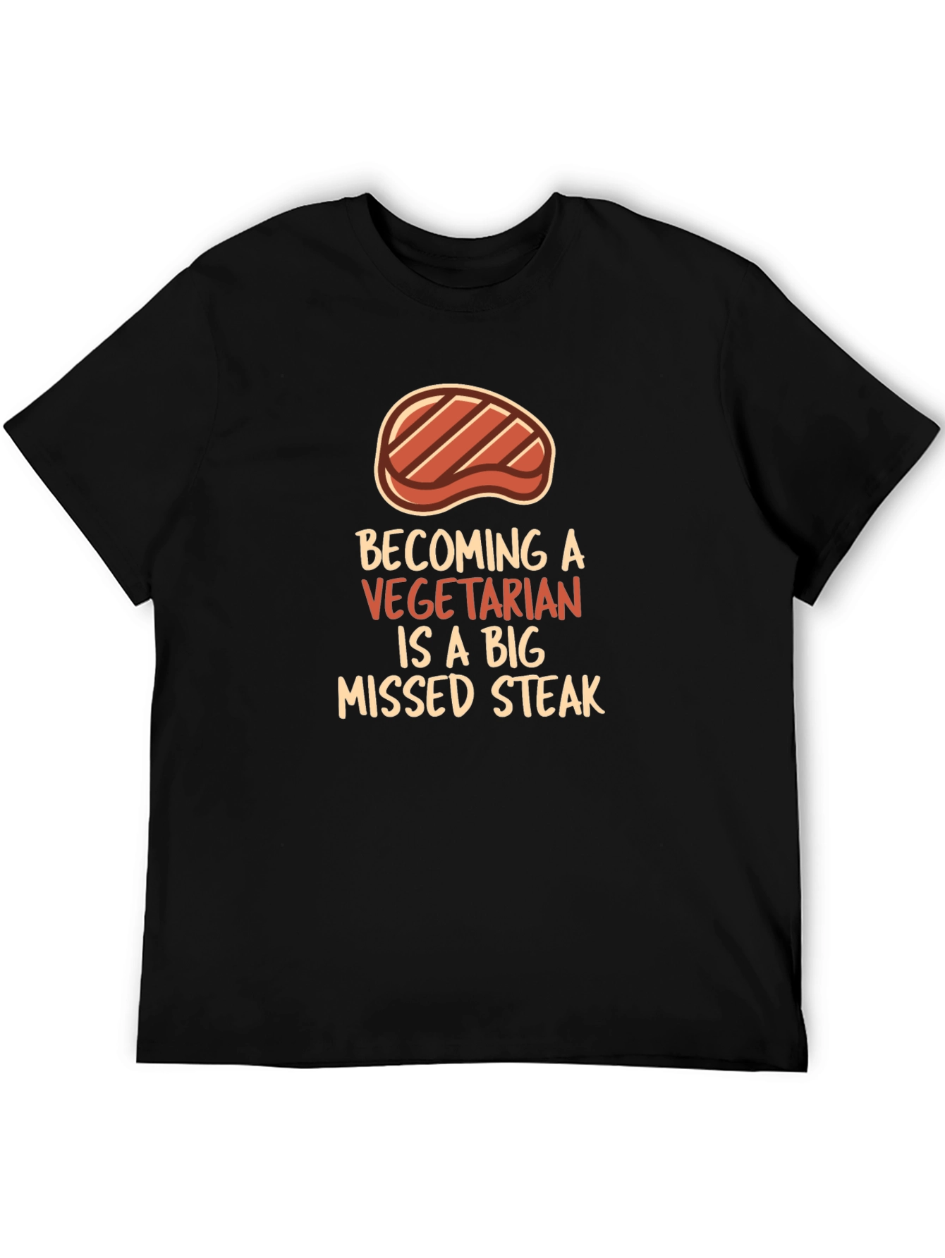 Funny Vegan Steak T-Shirt