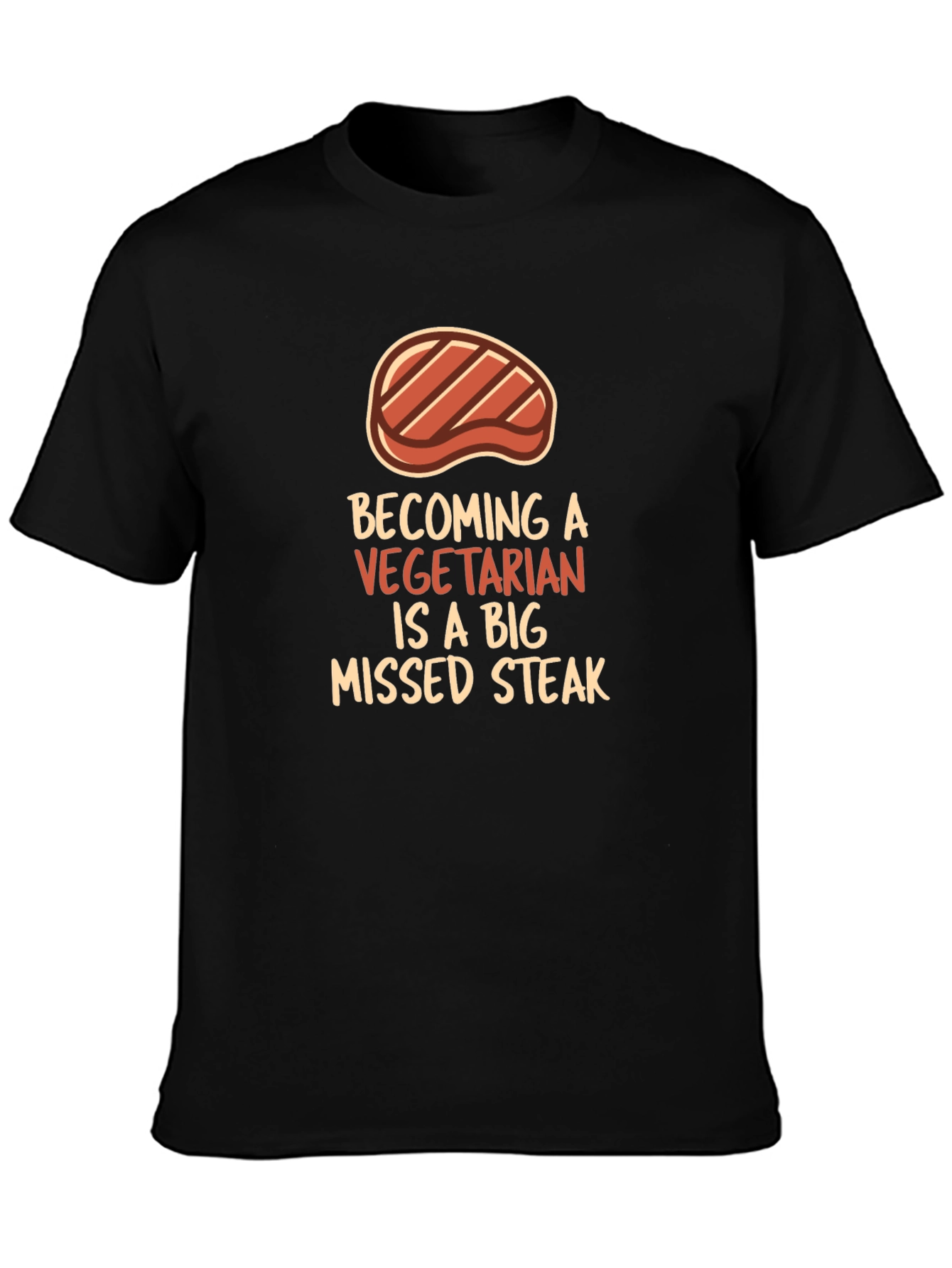 Funny Vegan Steak T-Shirt