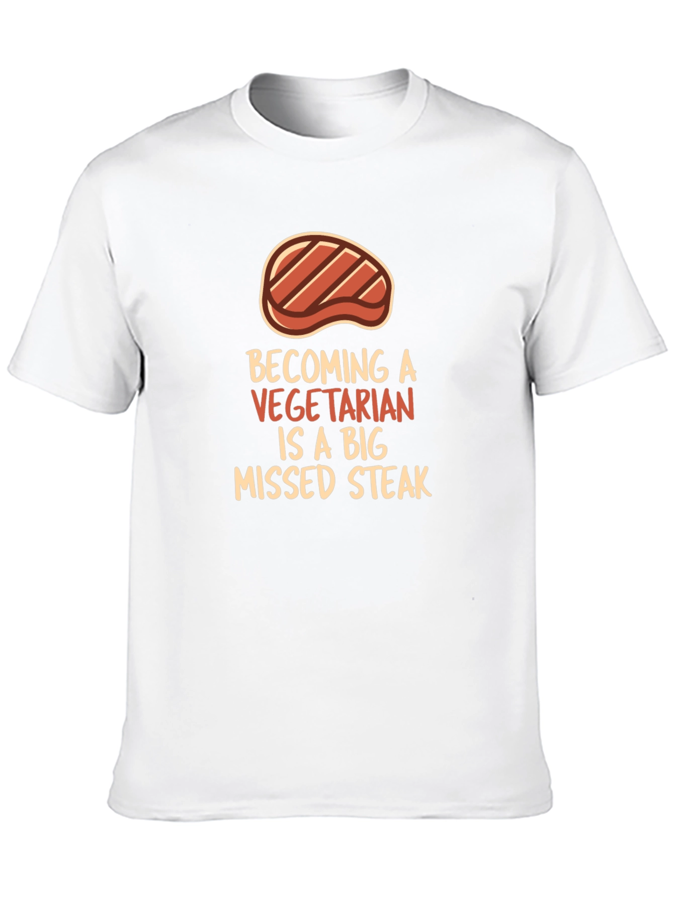 Funny Vegan Steak T-Shirt