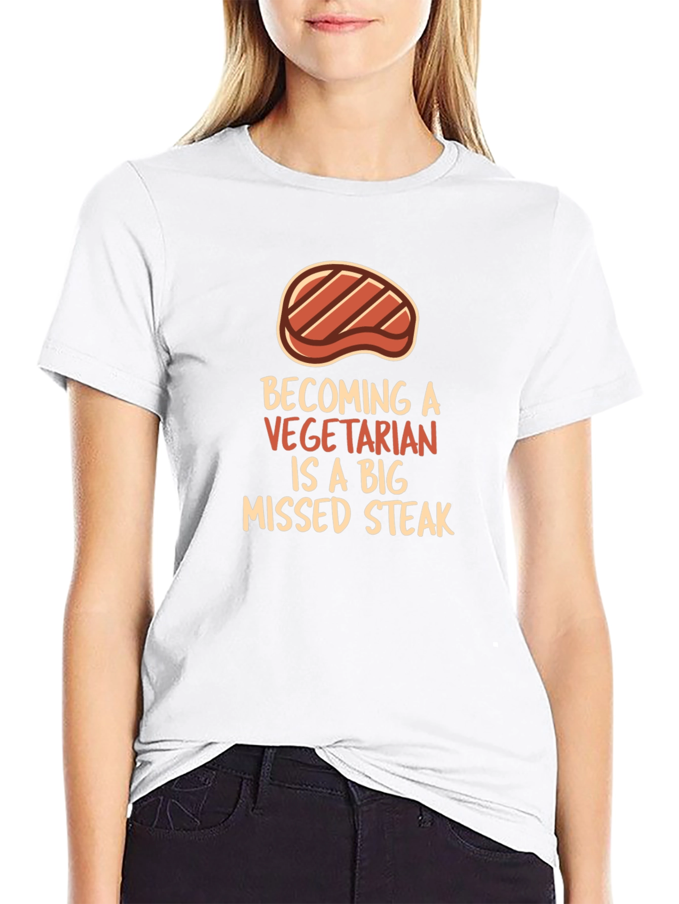Funny Vegan Steak T-Shirt