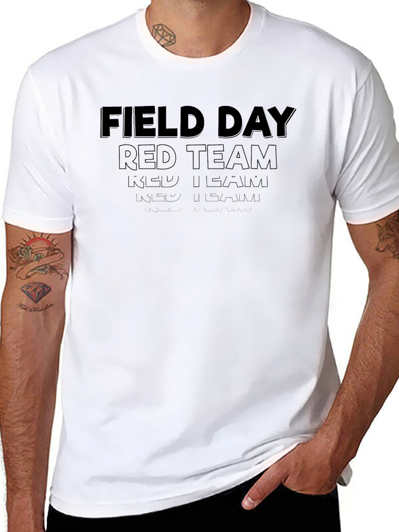 Field Day Red Team Black T-Shirt