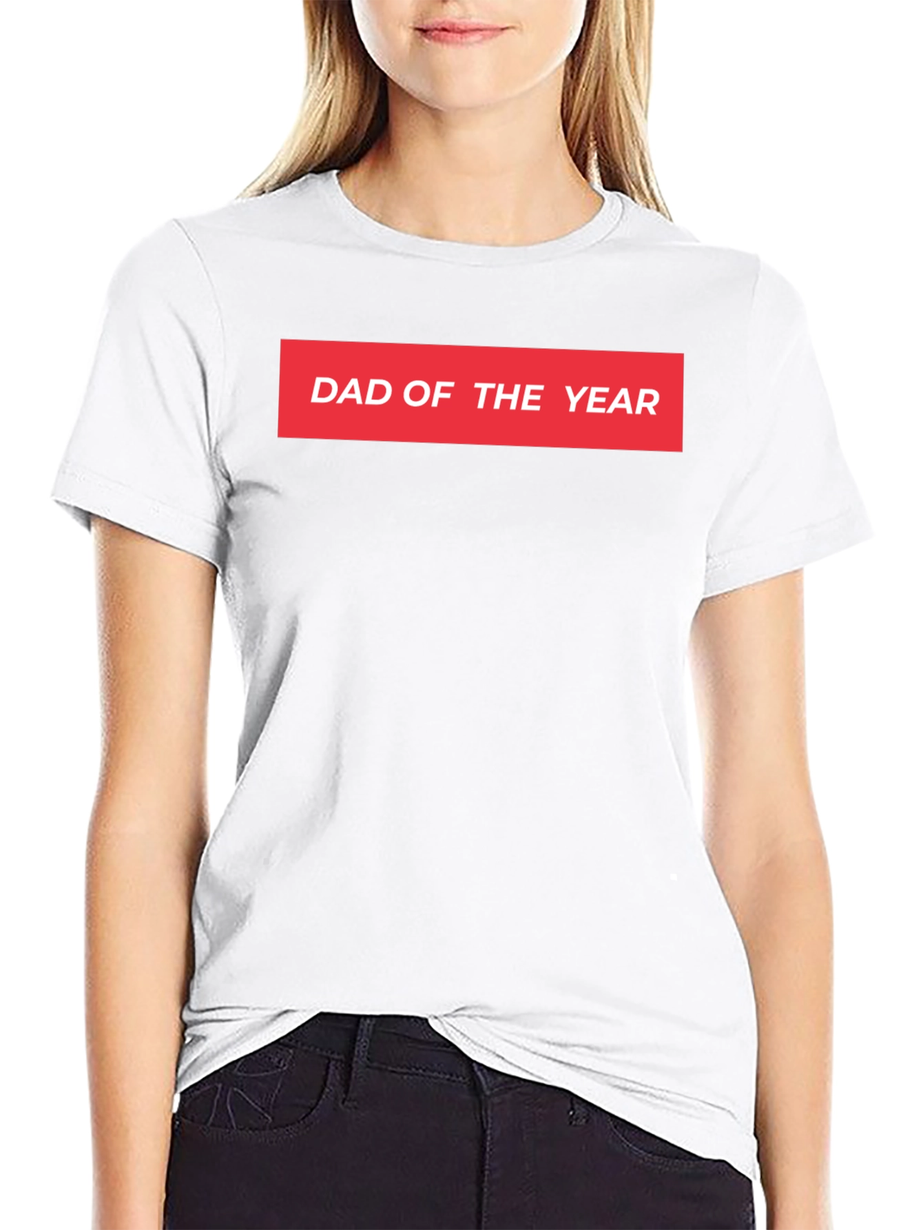 Dad of the Year T-Shirt - Black Graphic Tee