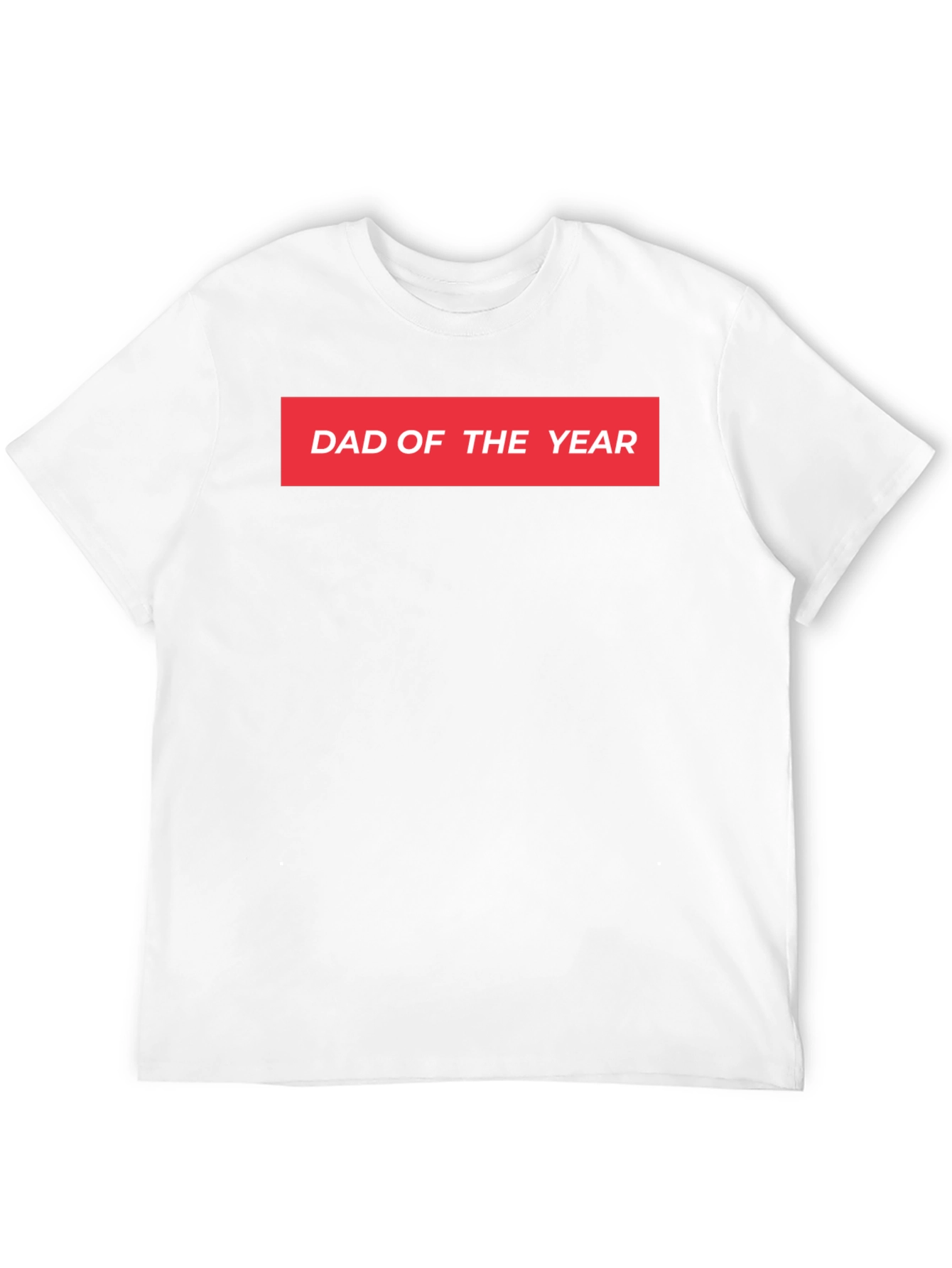 Dad of the Year T-Shirt - Black Graphic Tee