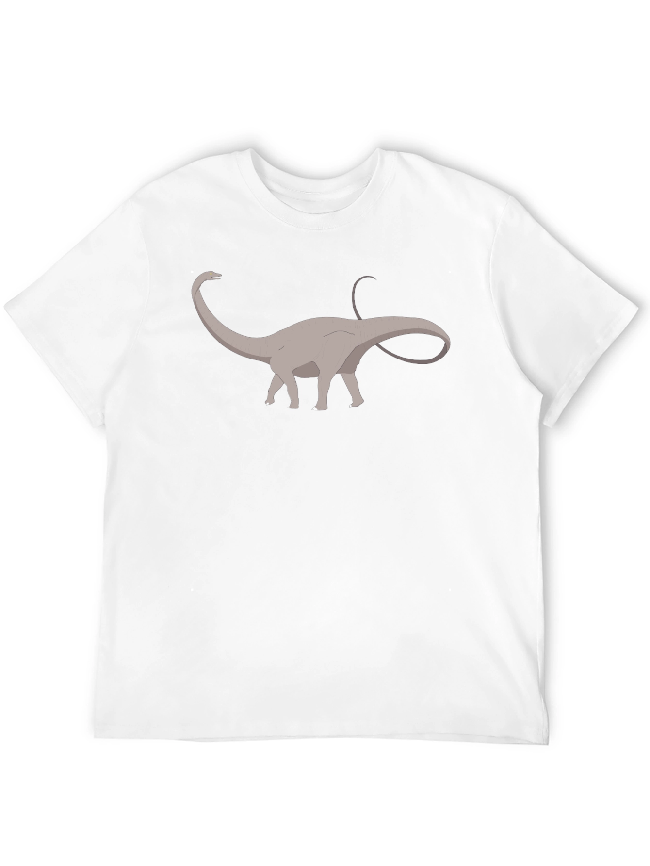 Dinosaur Graphic Tee - Black Cotton T-Shirt