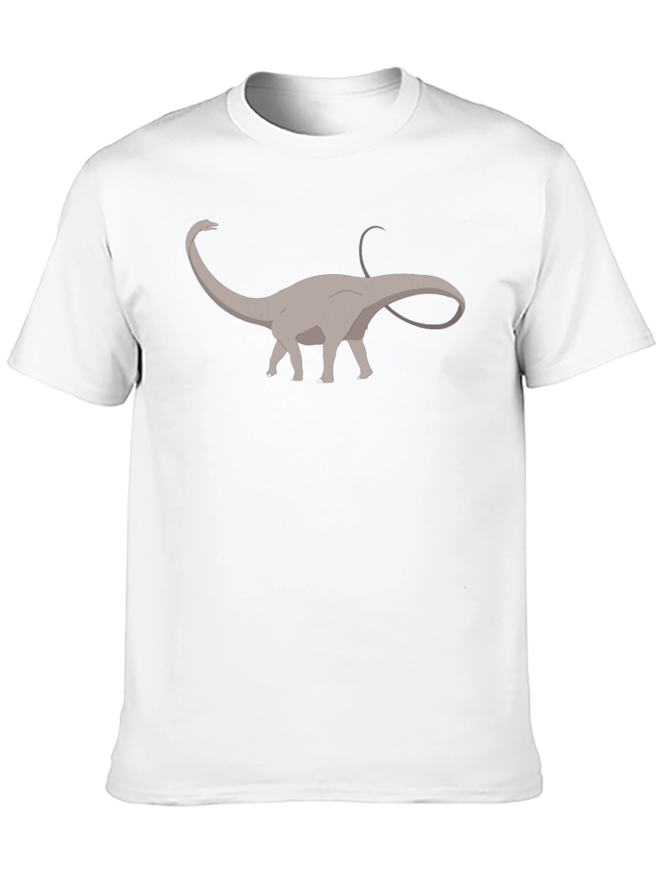 Dinosaur Graphic Tee - Black Cotton T-Shirt