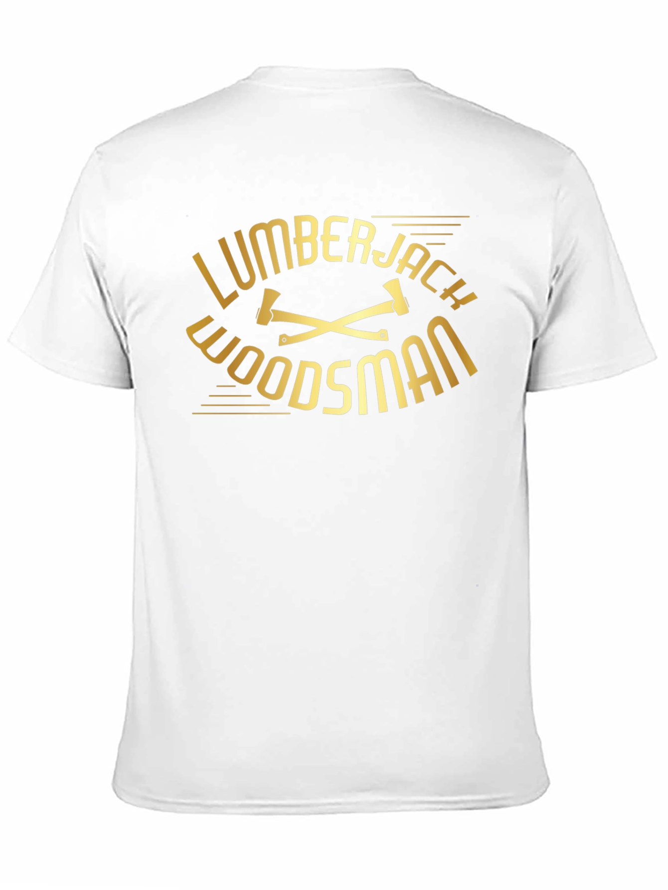 Lumberjack Woodsman Black T-Shirt