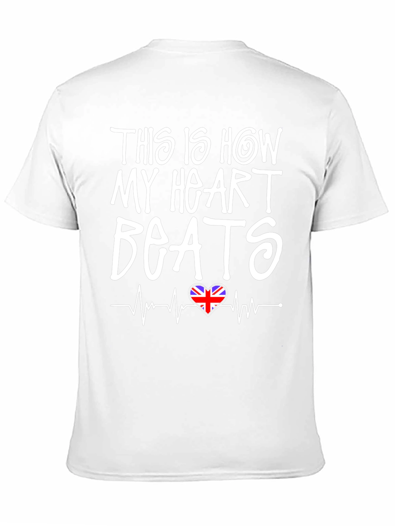 Union Jack Heartbeat Graphic Tee
