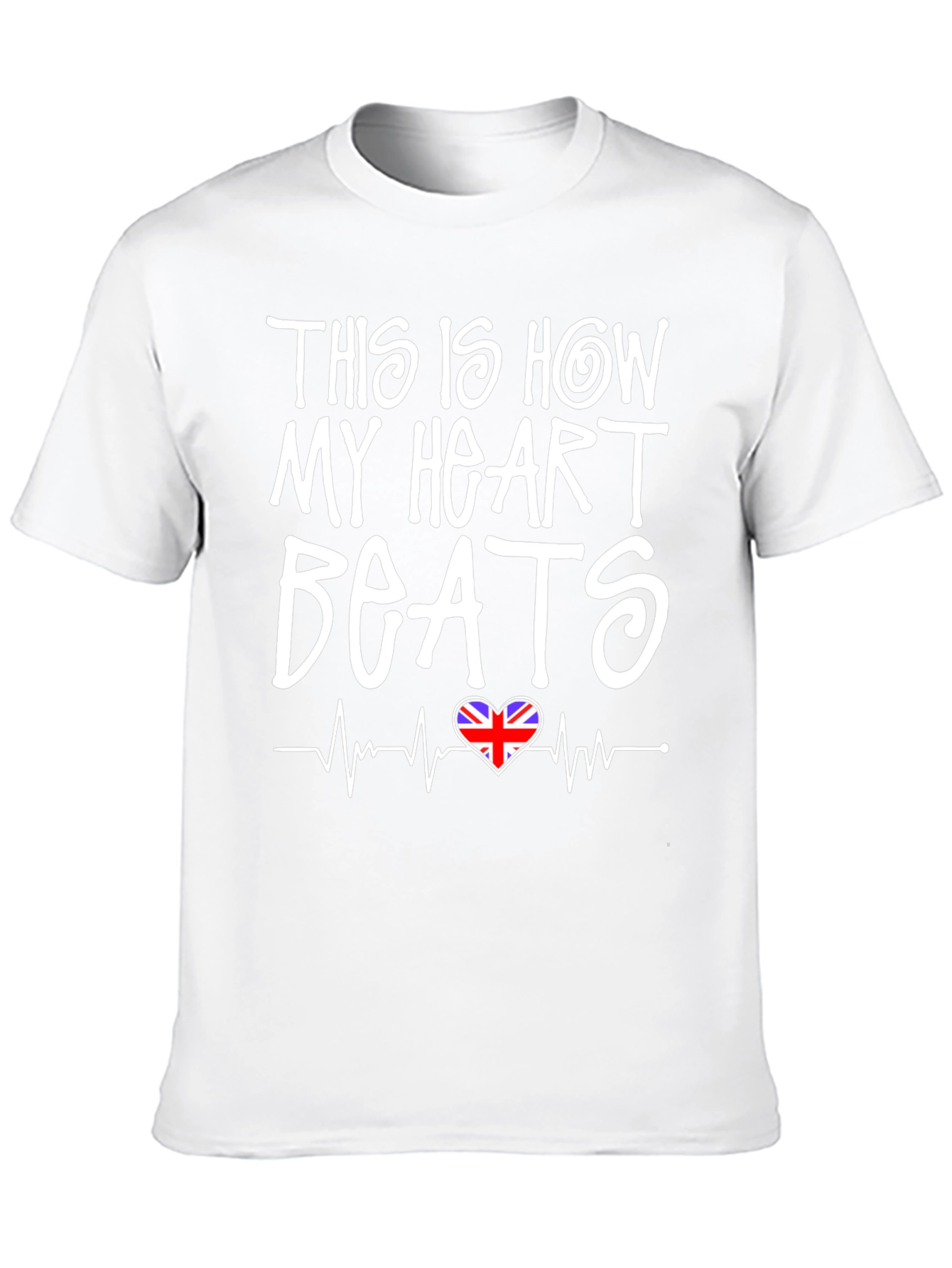 Union Jack Heartbeat Graphic Tee