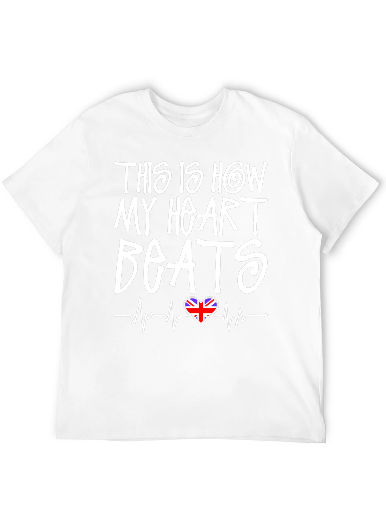 Union Jack Heartbeat Graphic Tee