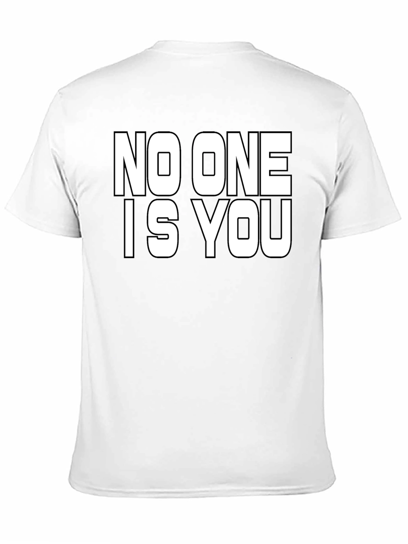 No One is You Graphic Black T-Shirt