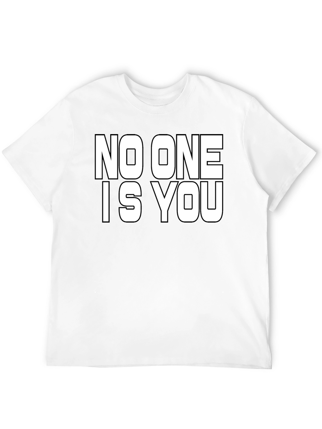 No One is You Graphic Black T-Shirt