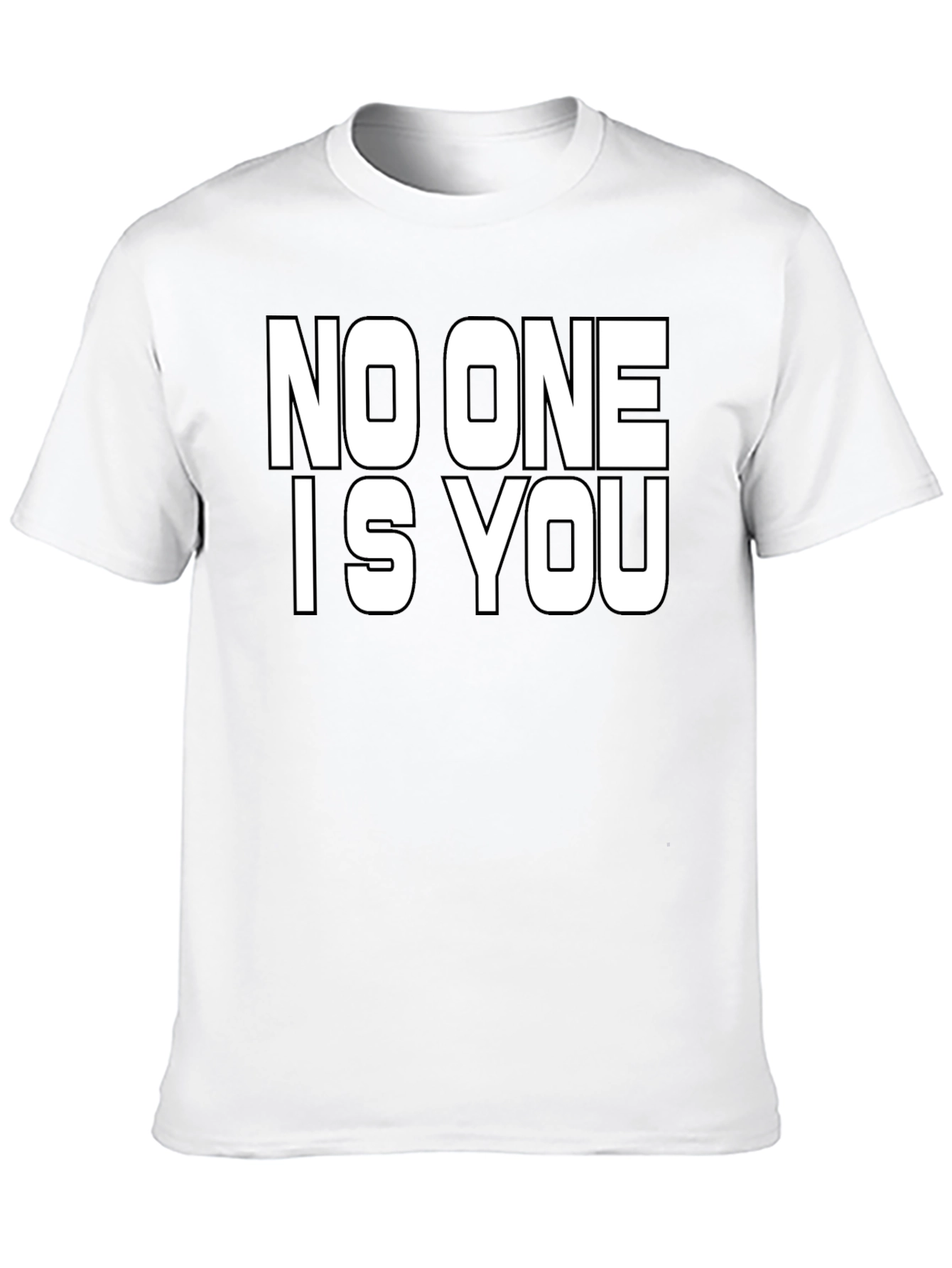 No One is You Graphic Black T-Shirt