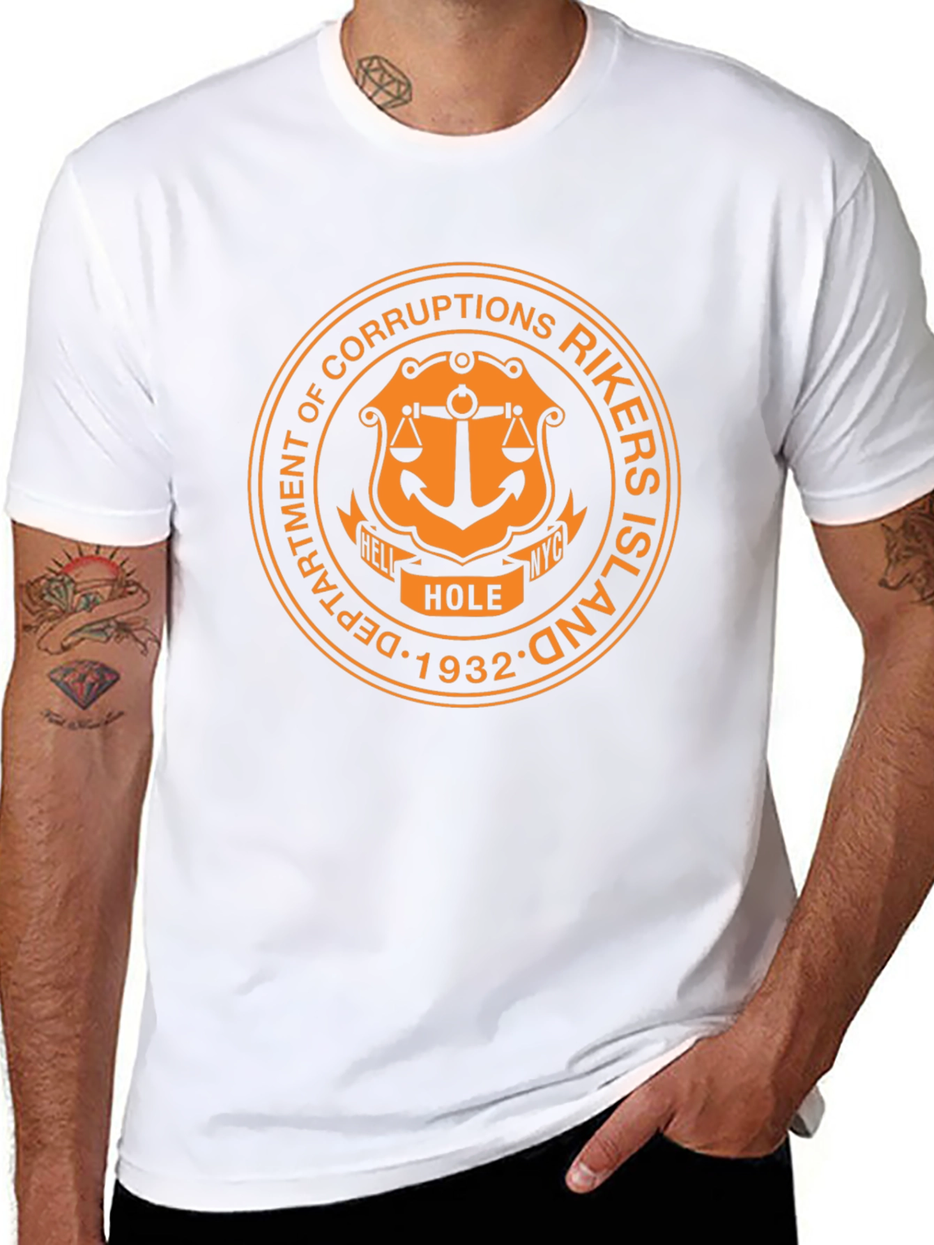 Rikers Island Department of Corruptions T-Shirt