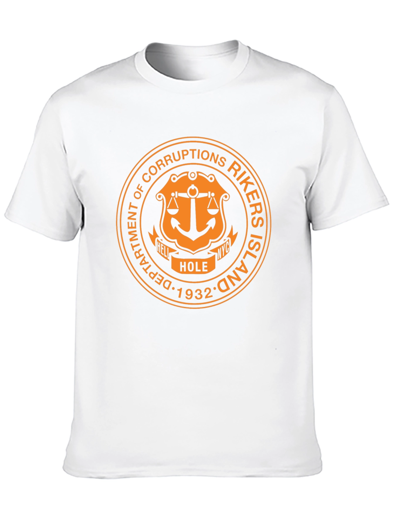 Rikers Island Department of Corruptions T-Shirt
