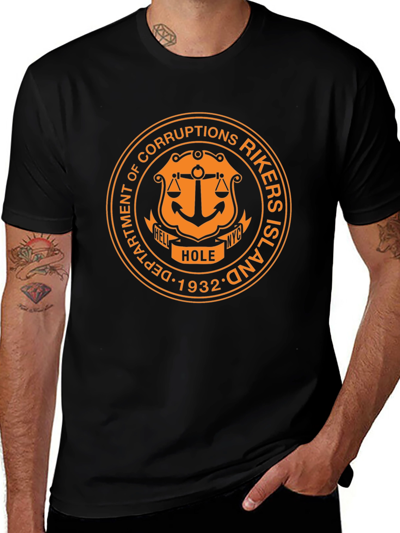Rikers Island Department of Corruptions T-Shirt