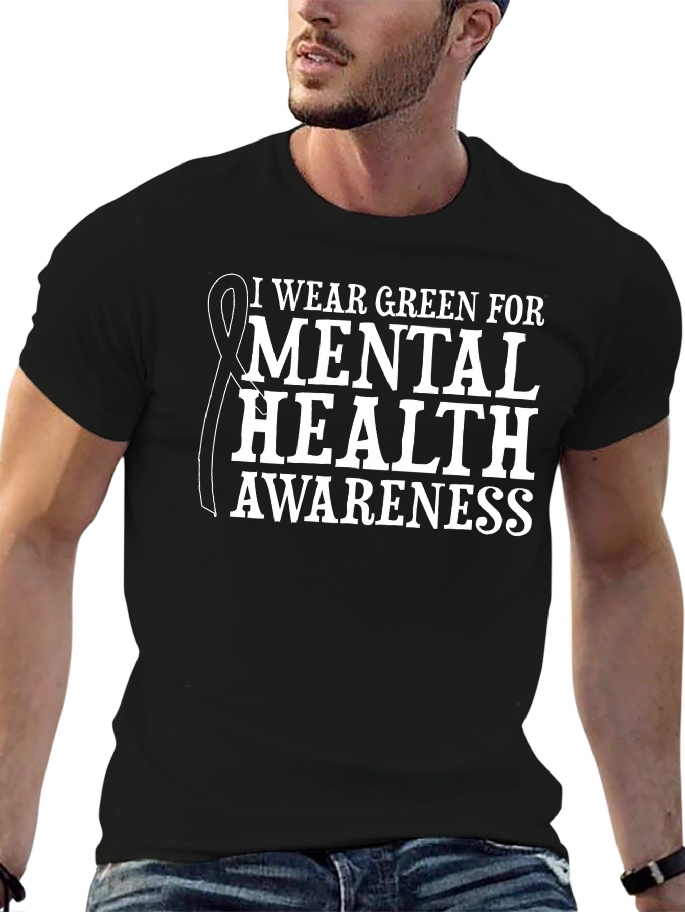 Mental Health Awareness Tee - I Wear Green