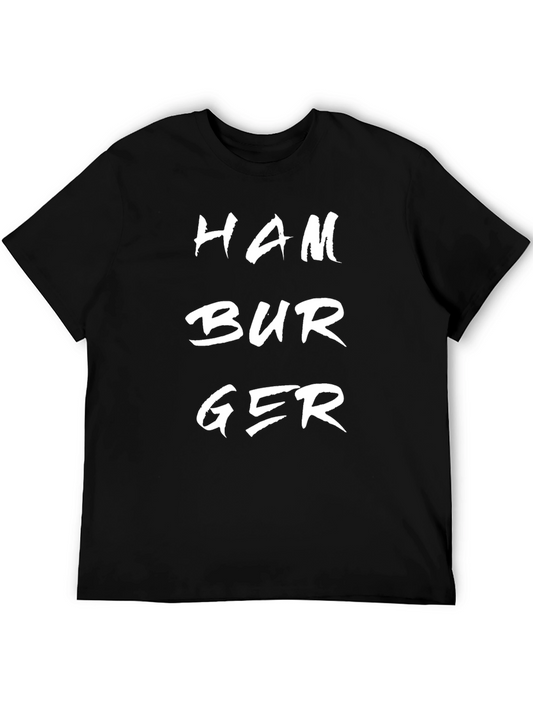 Hamburger Graphic Tee - Casual Style
