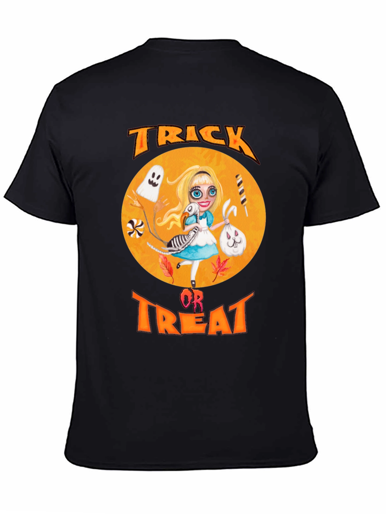 Trick or Treat Halloween Alice Graphic Tee