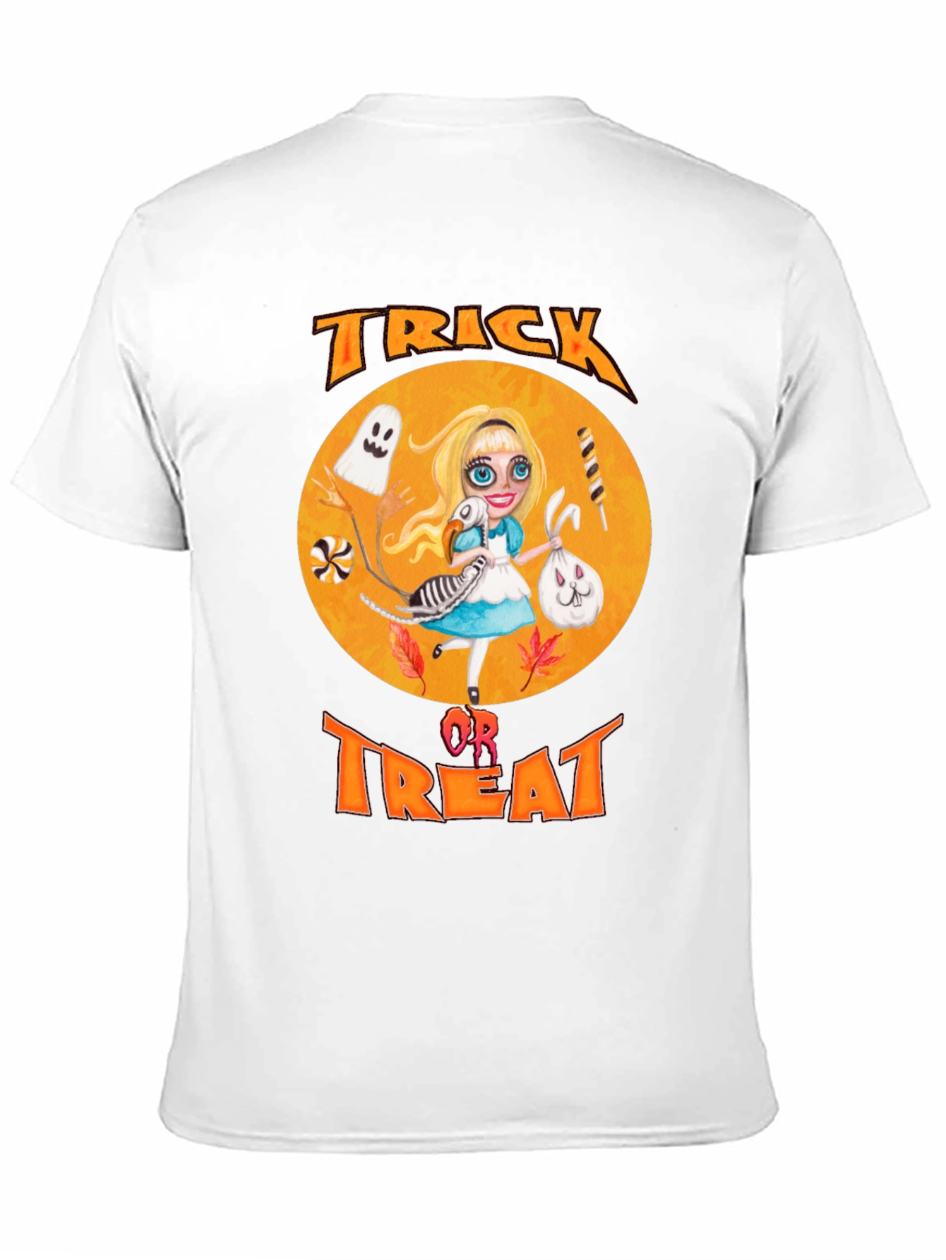 Trick or Treat Halloween Alice Graphic Tee