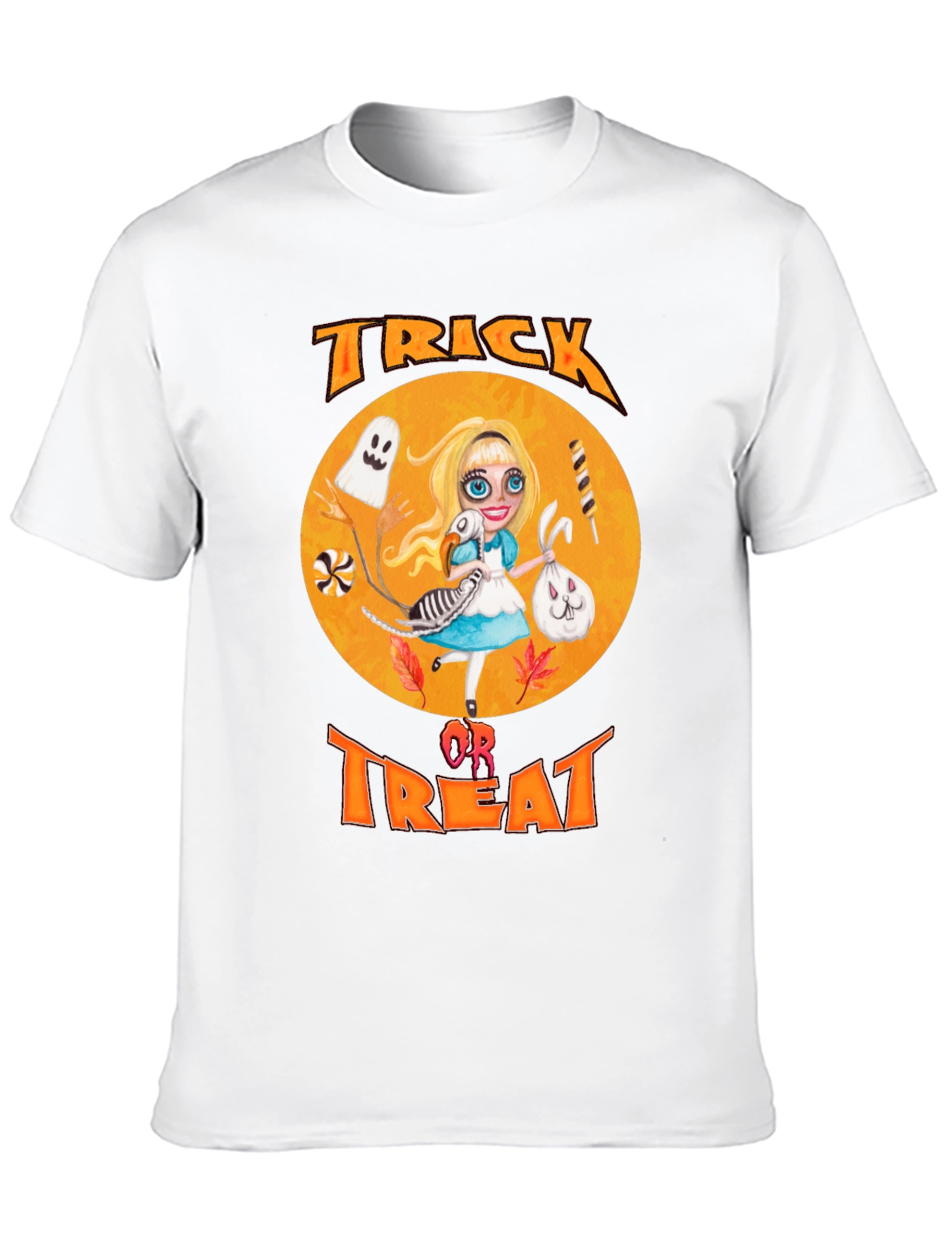 Trick or Treat Halloween Alice Graphic Tee