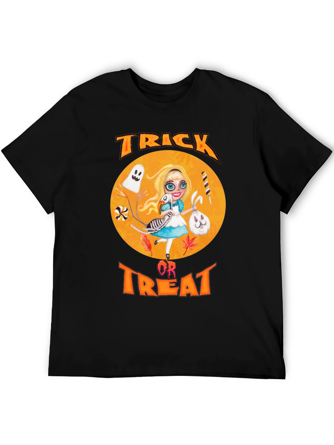 Trick or Treat Halloween Alice Graphic Tee